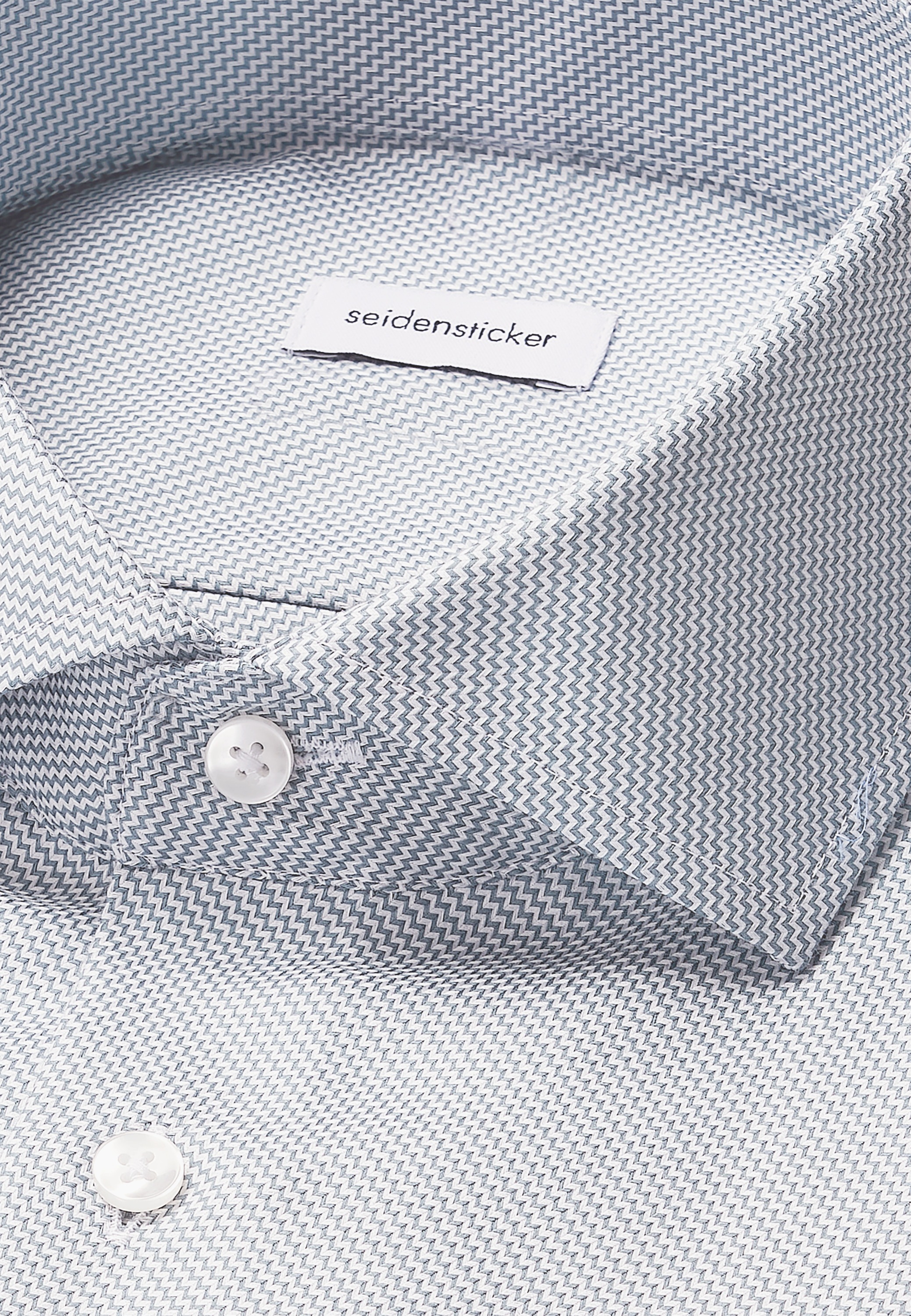 seidensticker Businesshemd »Schwarze Rose« Slim 1/1 Kentkragen Struktur