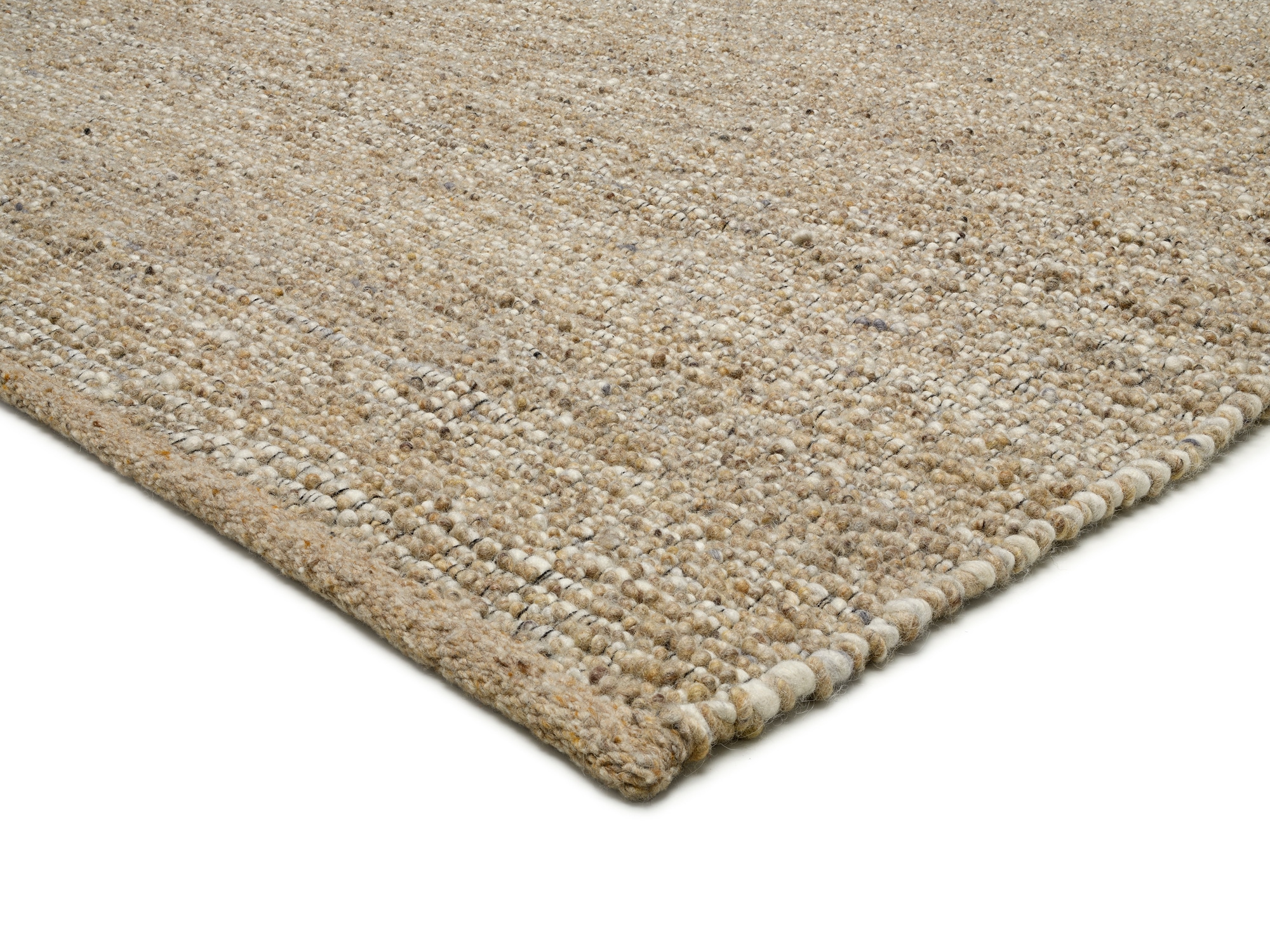 OCI DIE TEPPICHMARKE Tapis en laine »COUNTRY HANDWEB« Rectangulaire 12 mm Höhe 95 % laine, tissé main, fibres naturelles, tapis réversible, salon