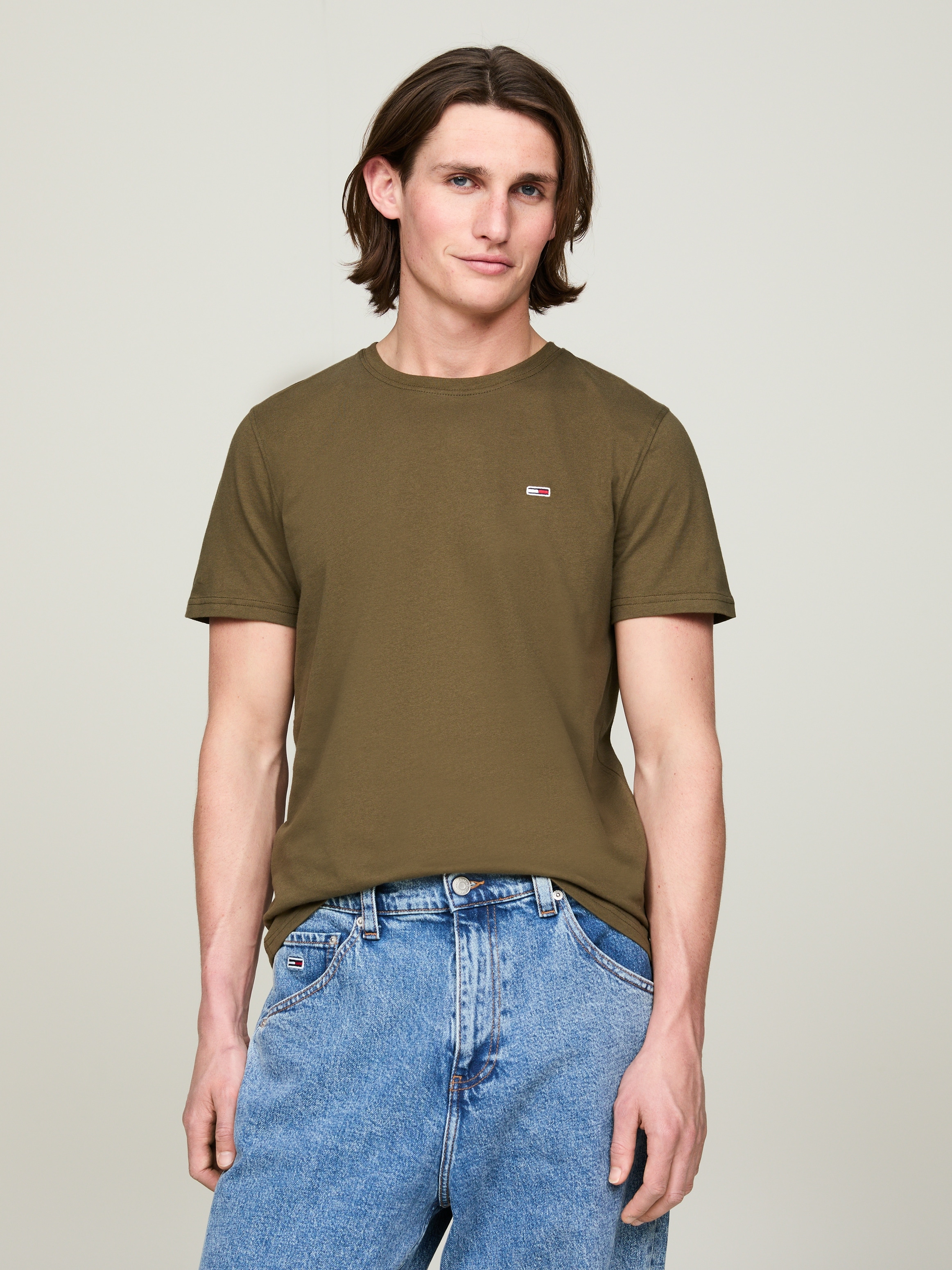 Tommy Jeans T-Shirt »TJM 2PACK SLIM JERSEY TEE«, mit Rundhalsausschnitt
