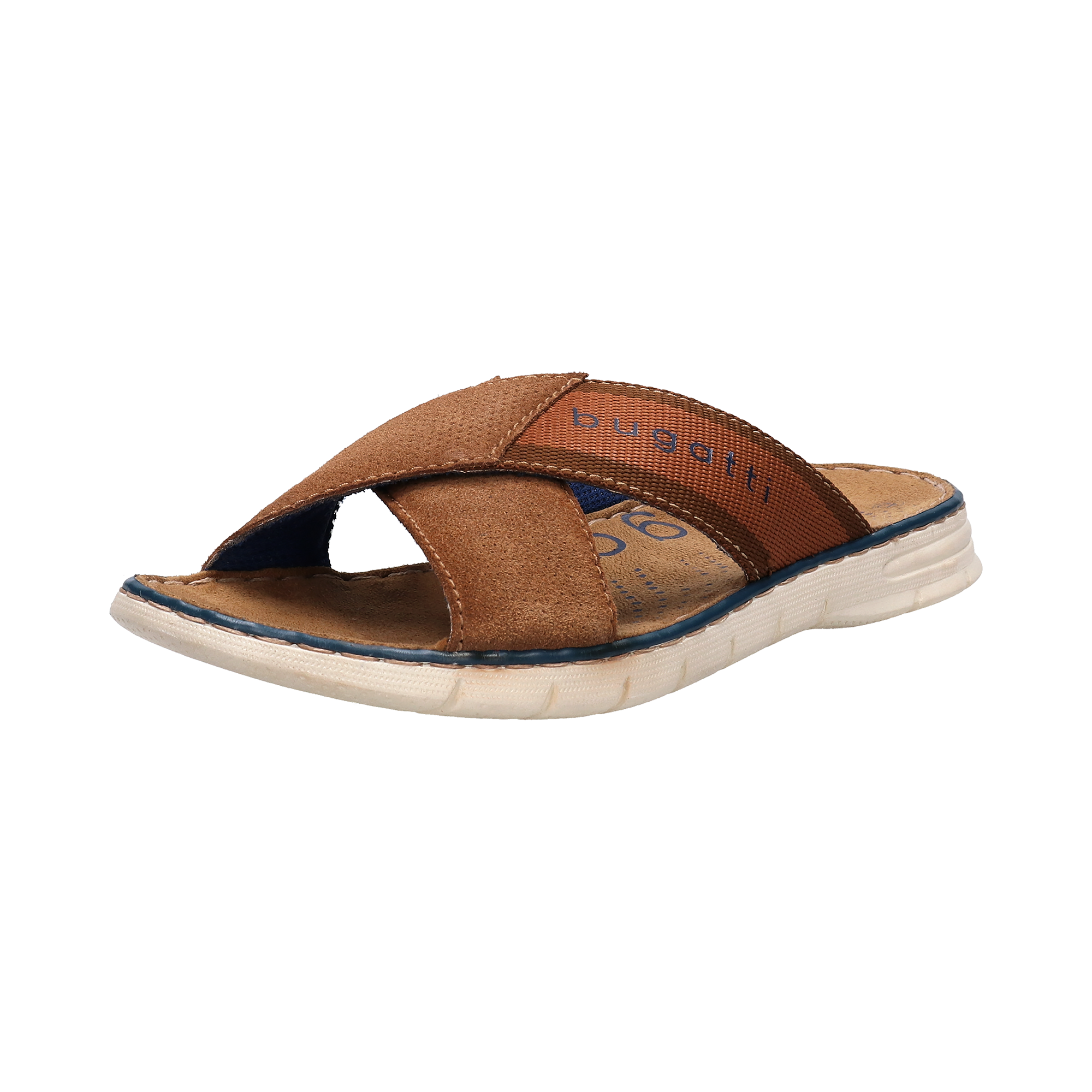 Image of bugatti Pantolette Sommerschuh, Hausschuh, Strandschuh mit Kreuz-Steg