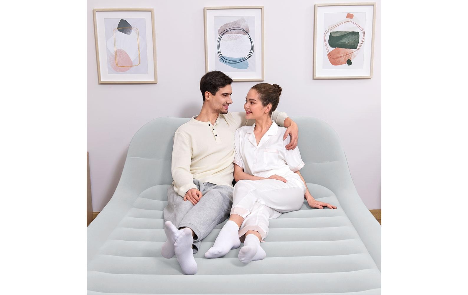 Bestway Lit à air »Tritech Sleekflow Headboard 226 x 152 cm«