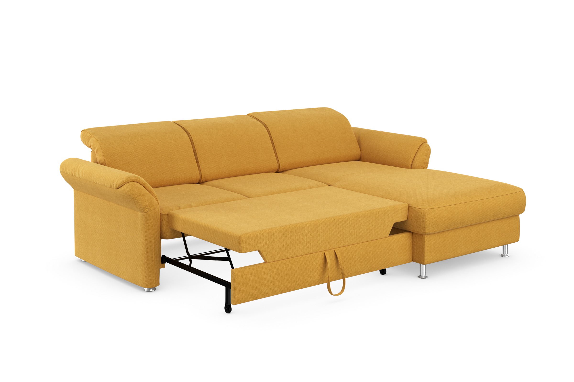 sit&more Ecksofa »Apulia L-Form«, wahlweise Bettfunktion, Bettkasten und Kopf- und Armteilverstellung