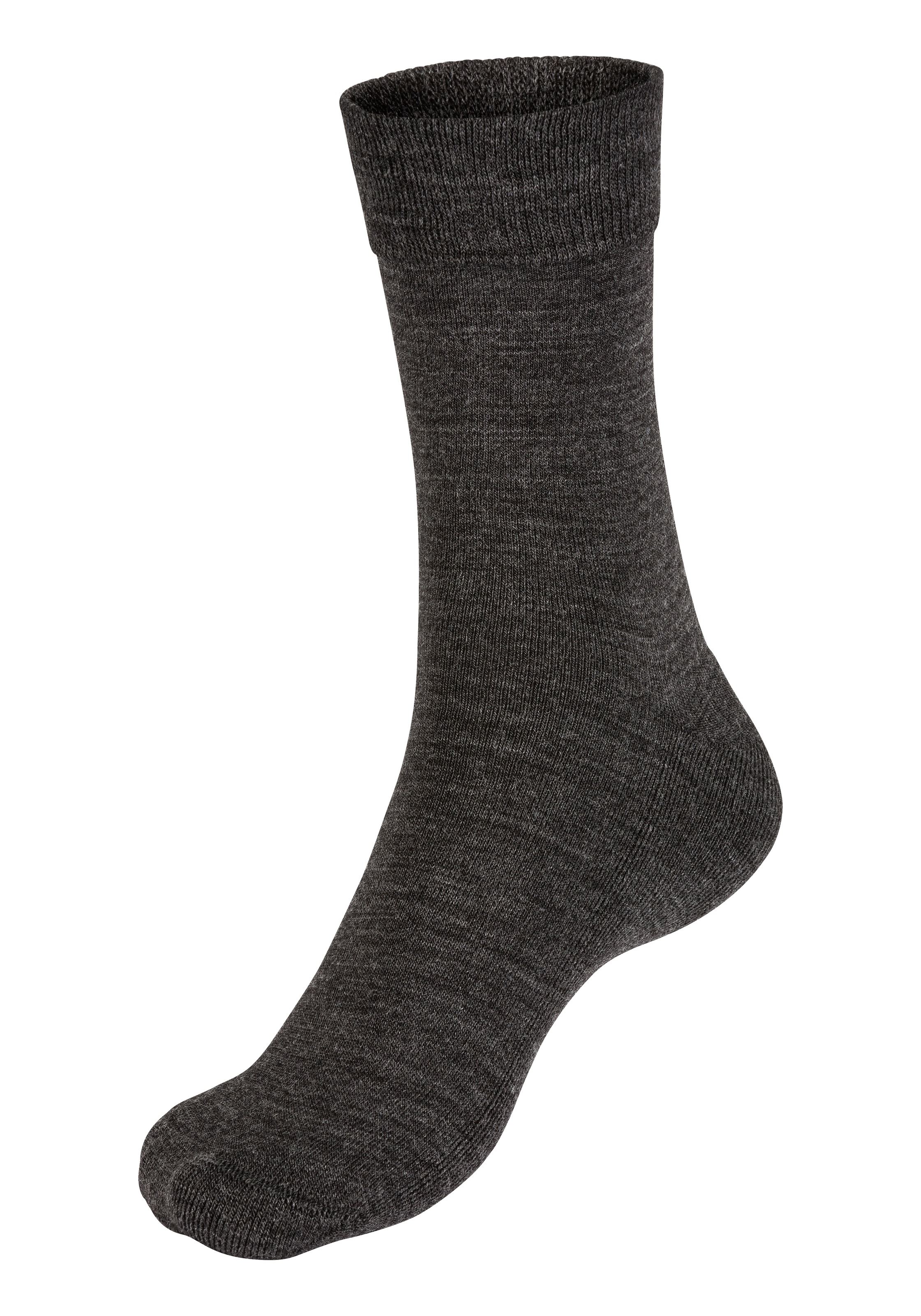 Apollo Basicsocken, (3er Pack), Unisex mit Stickerei und weichen Merinowoll-Anteil