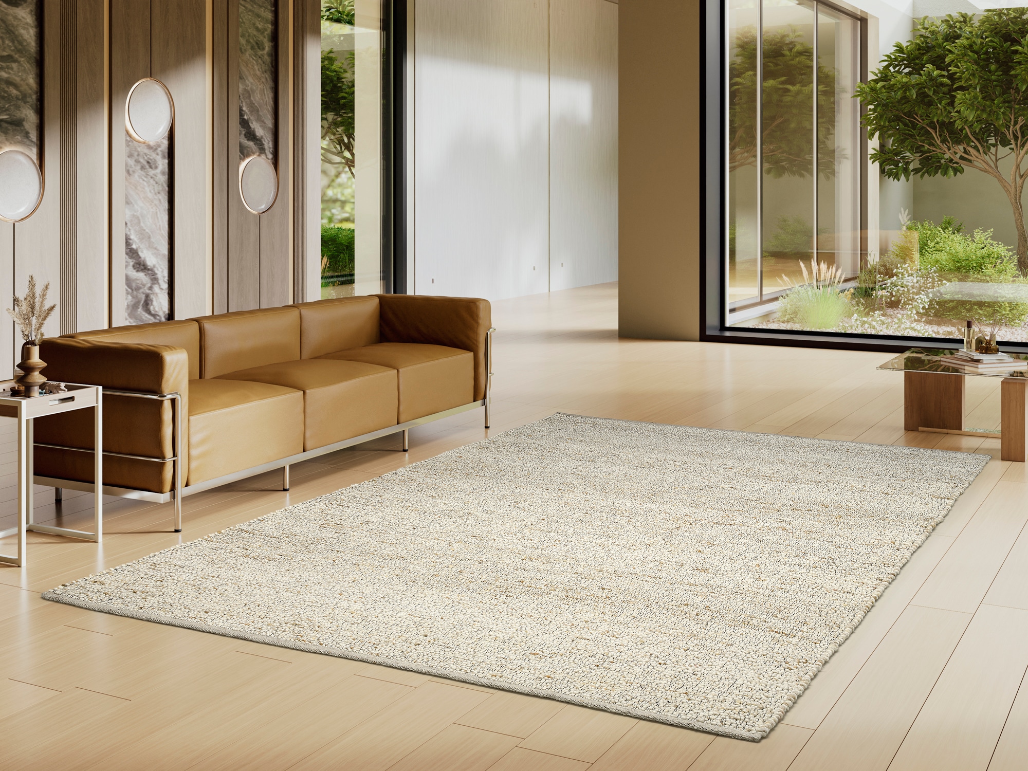 Image of OCI DIE TEPPICHMARKE Wollteppich "COUNTRY HANDWEB" rechteckig 12 mm Höhe 95% Wolle, handgewebt, Naturfasern, Wendeteppich, Wohnzimmer