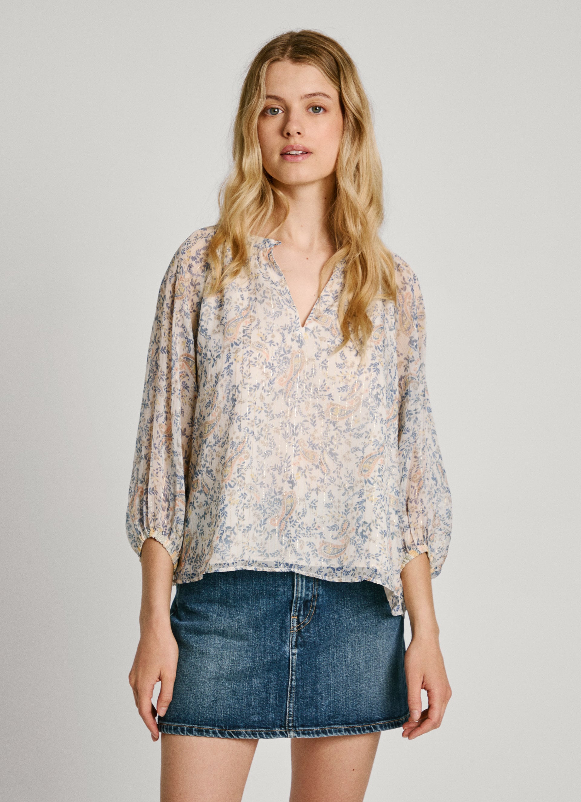 Pepe Jeans Druckbluse »MARTINA«, mit Paisleymuster