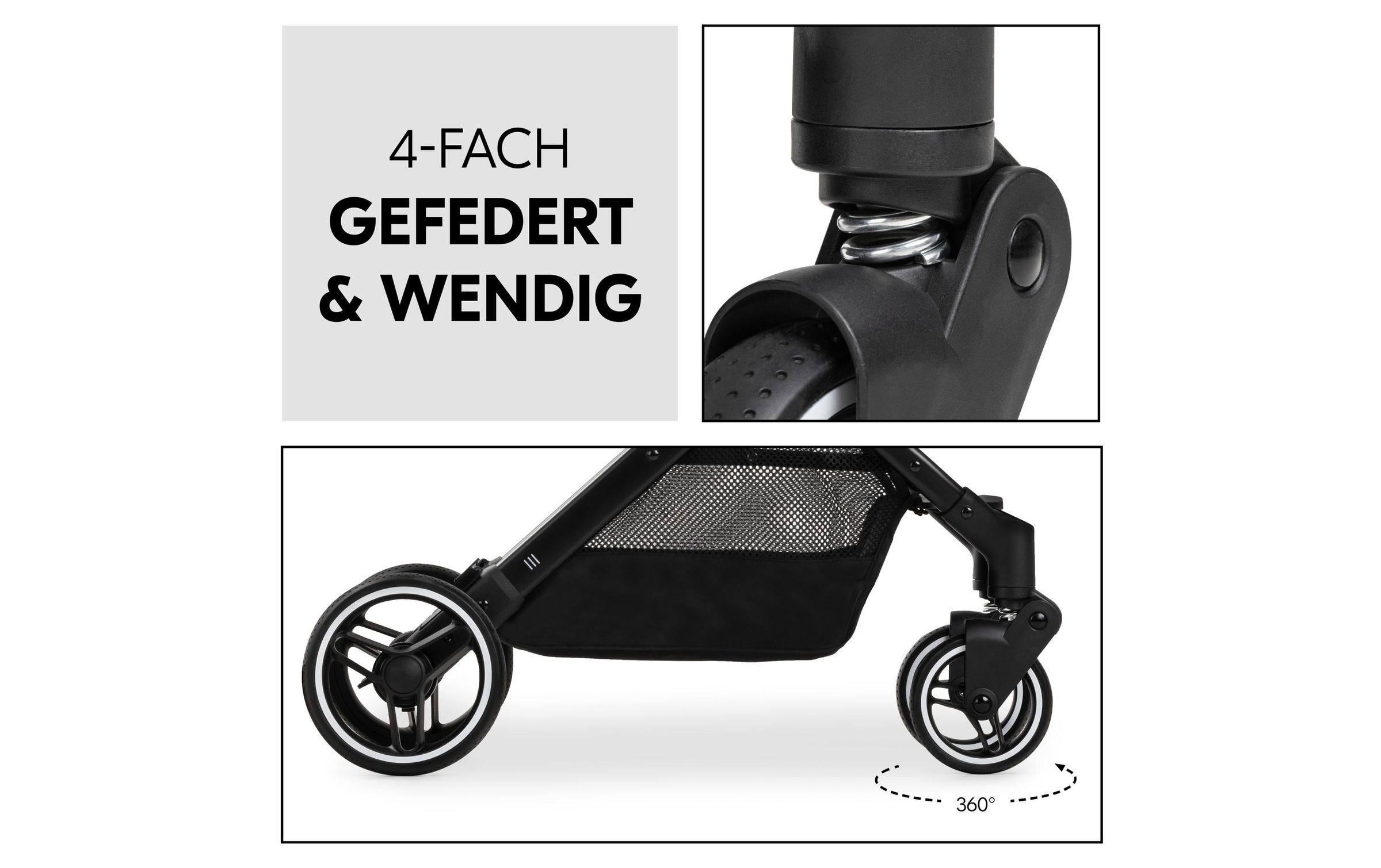 Hauck Kinder-Buggy »Travel N Care Plus Schwarz«