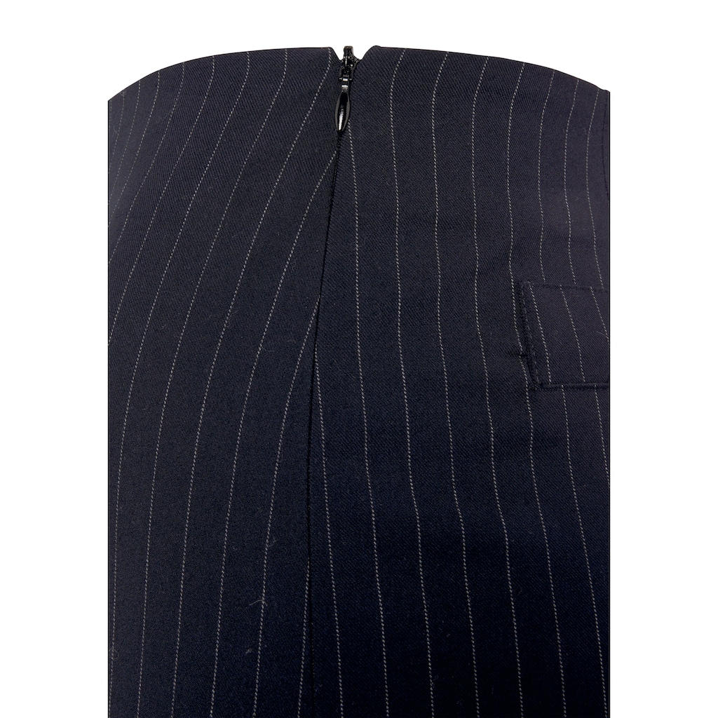 Buffalo Anzughose, mit Nadelstreifen, elegante Stoffhose, High-waist, casual-chic