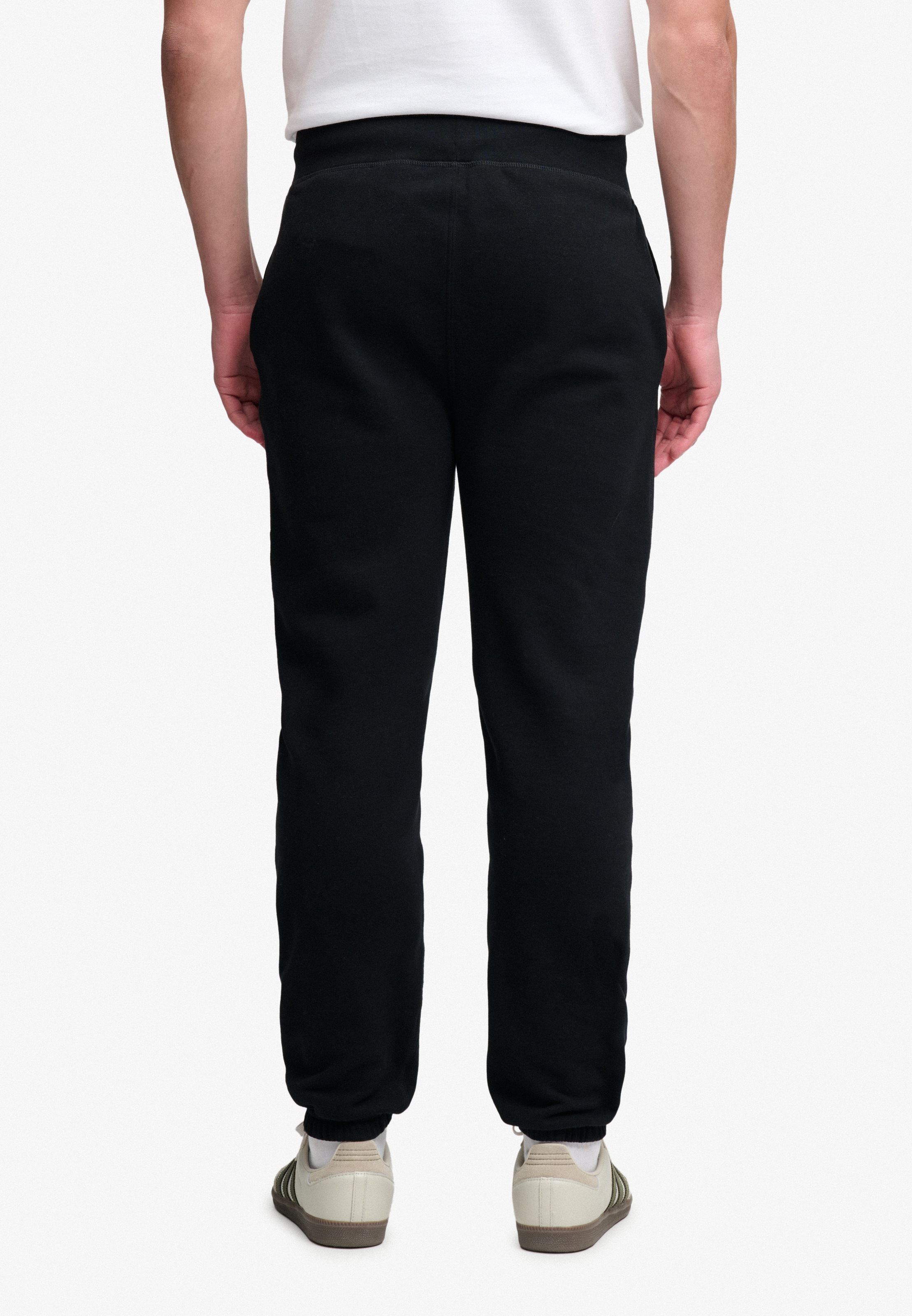 Superdry Pantalon sweat »ESSENTIAL COMPANY LOGO JOGGER«  mélange coton, coupe décontractée