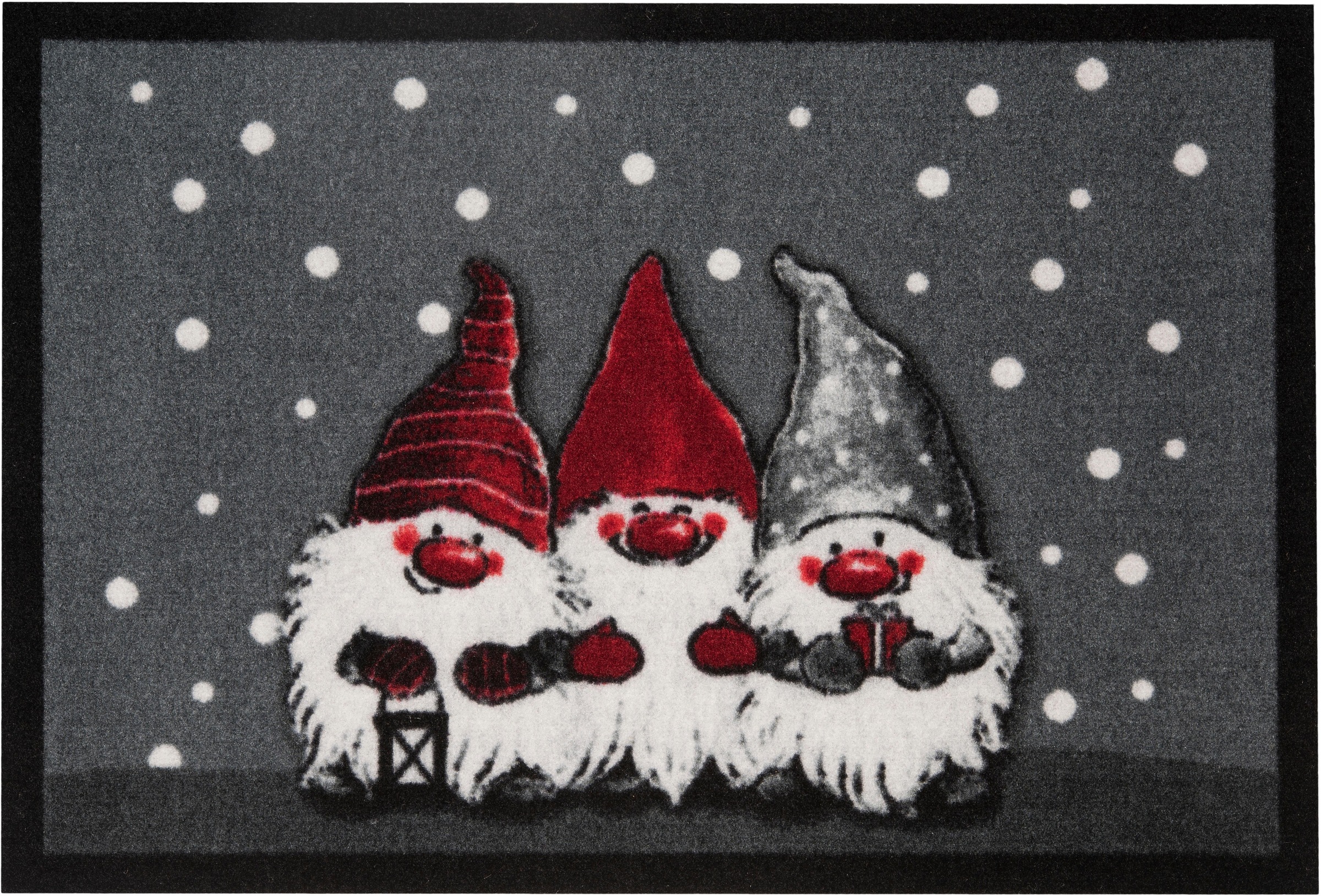 Image of HANSE Home Fussmatte »3 Zwerge«, rechteckig, 7 mm Höhe, In- und Outdoor geeignet, Pflegeleicht, Rutschhemmend, Weihnachten, Waschbar, Festlich bei Ackermann Versand Schweiz