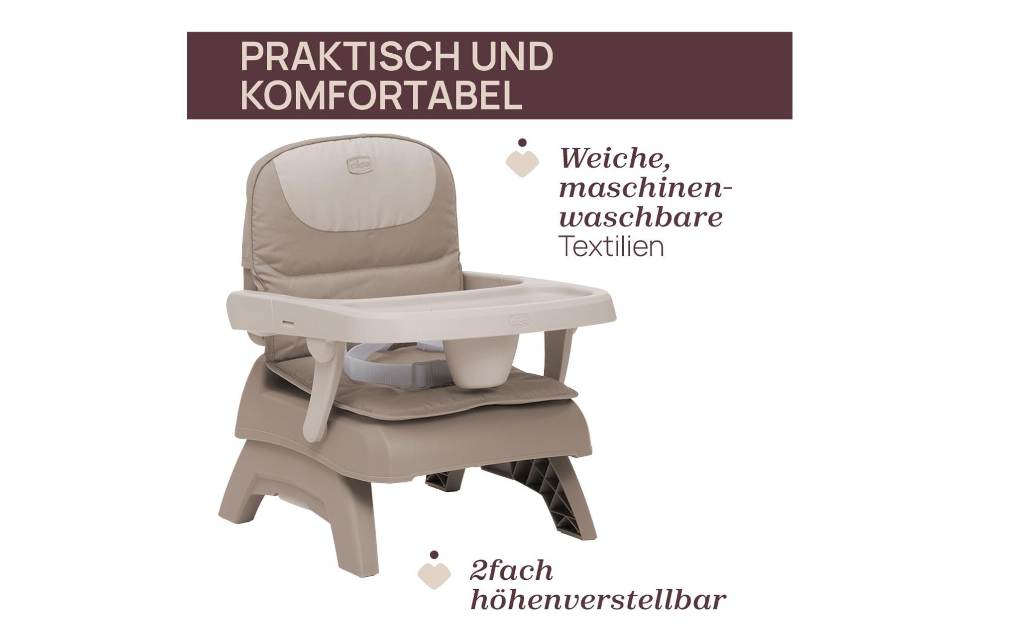 Chicco Kindersitzerhöhung »Bento« Verstellbarer Sitzerhöher