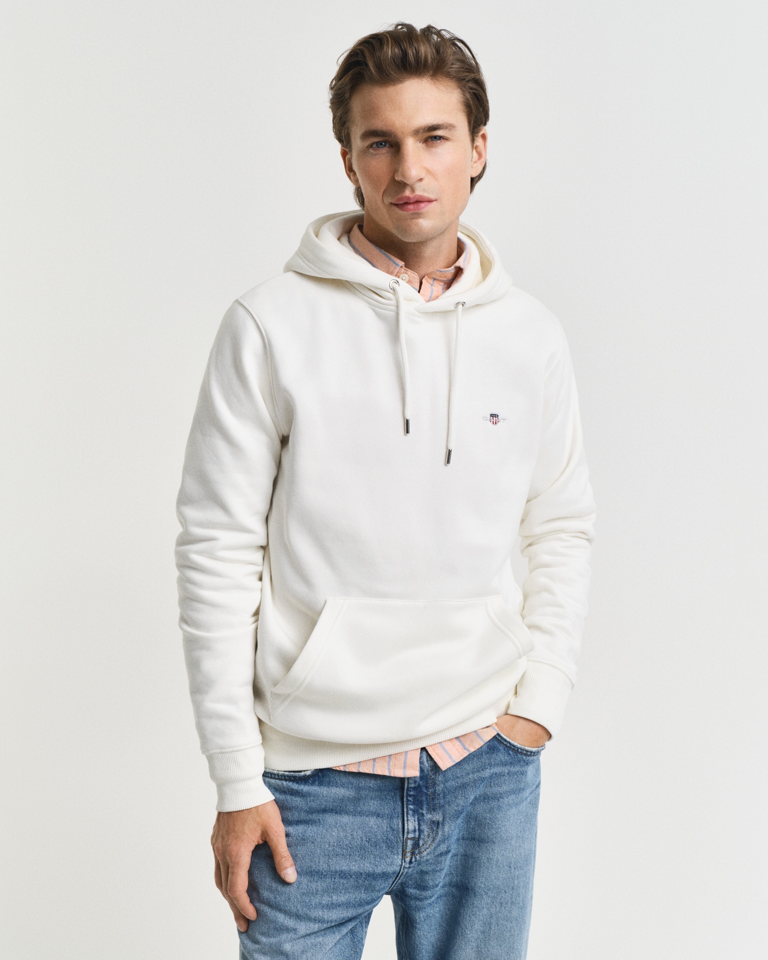 Image of Gant Hoodie "REG SHIELD HOODIE", mit Logostickerei auf der Brust