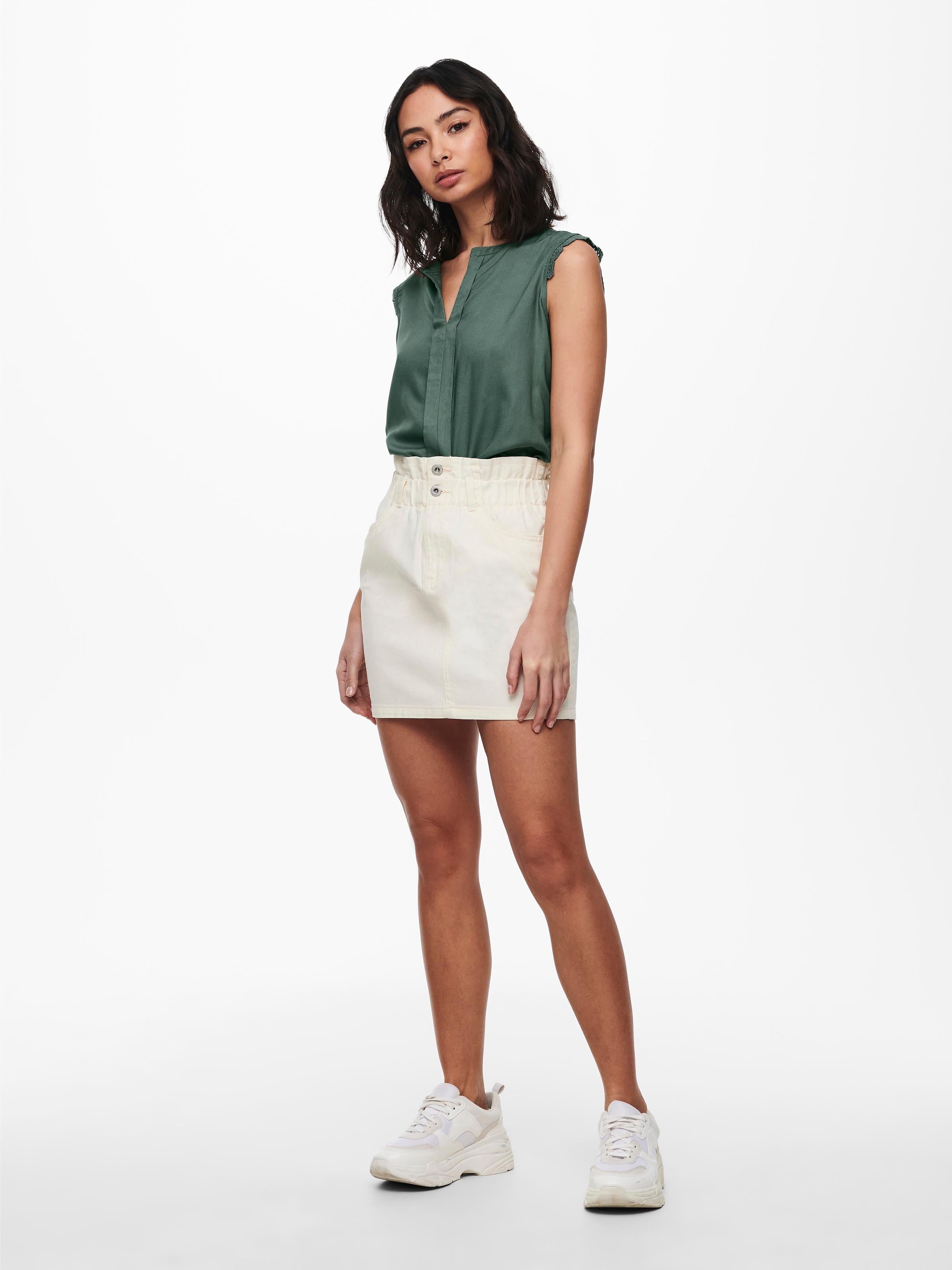 ONLY Top chemisier »ONLKIMMI S/L TOP WVN NOOS«