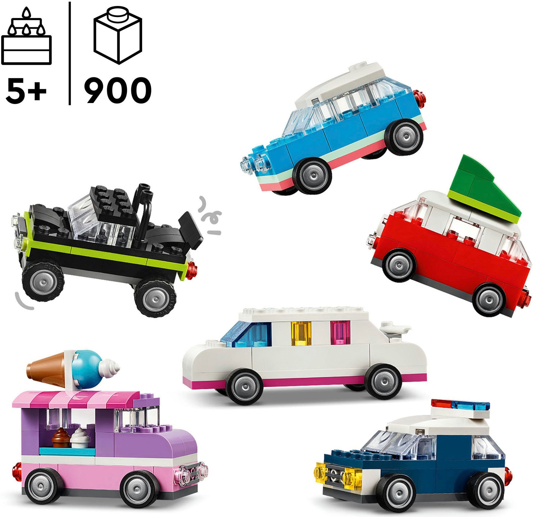 LEGO® Pions de construction »Kreative Fahrzeuge (11036), LEGO Classic« Made in Europe