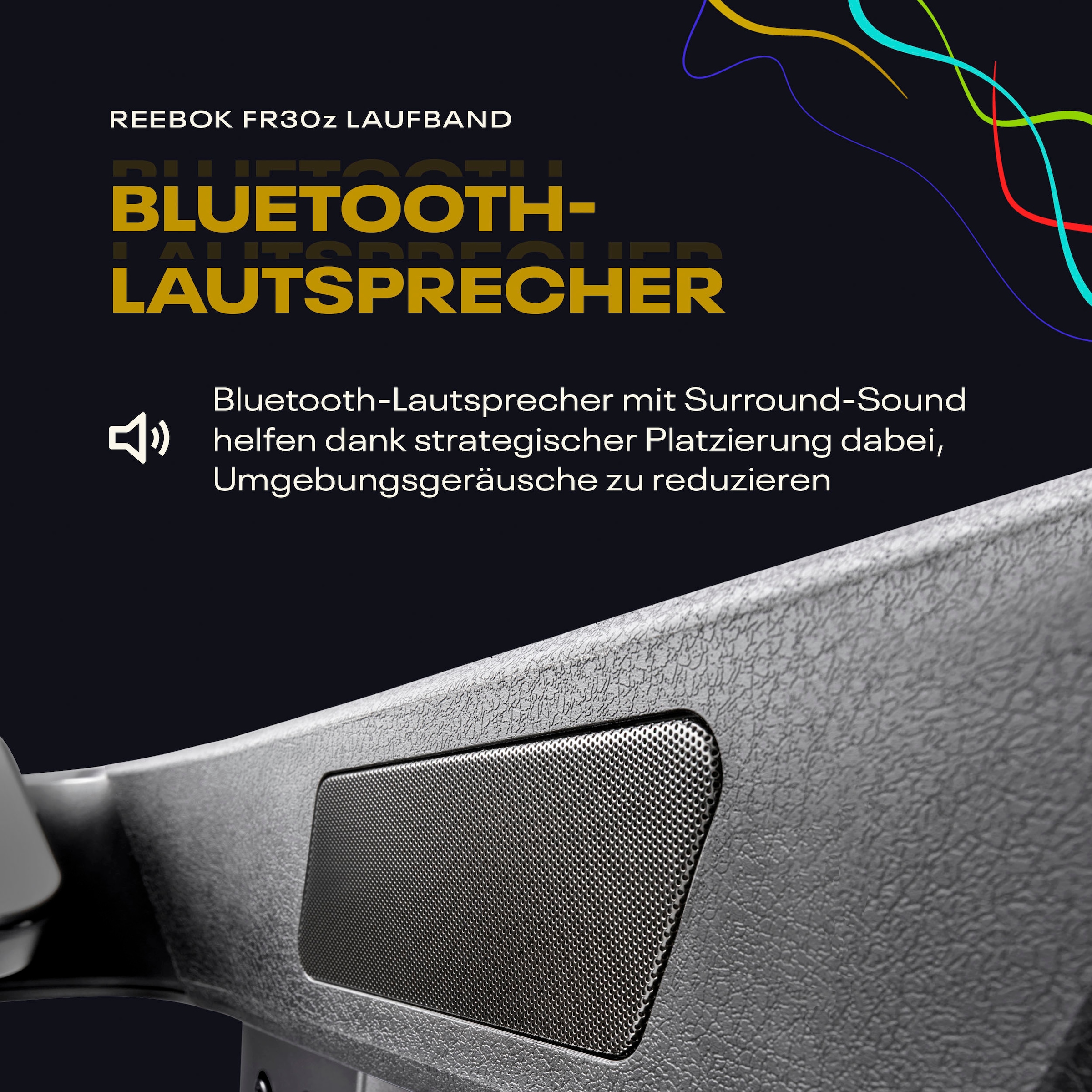 Reebok Laufband »FR30z Floatride«, (mit integriertem Ventilator und Tablet-Halterung), Bluetooth-Schnittstelle