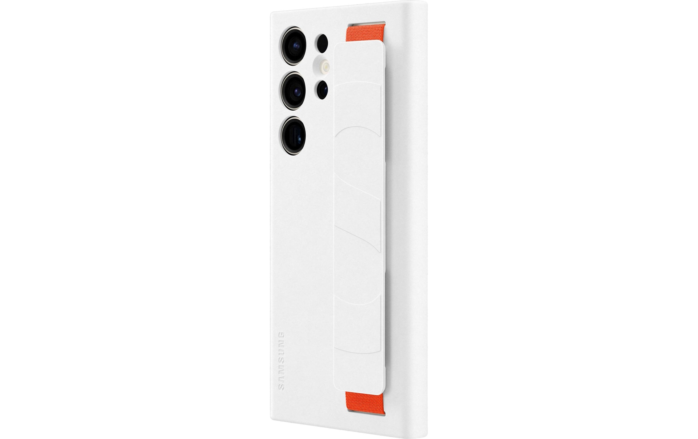 Handyhülle »Silicone Grip Cover White«, Samsung Galaxy S23 Ultra