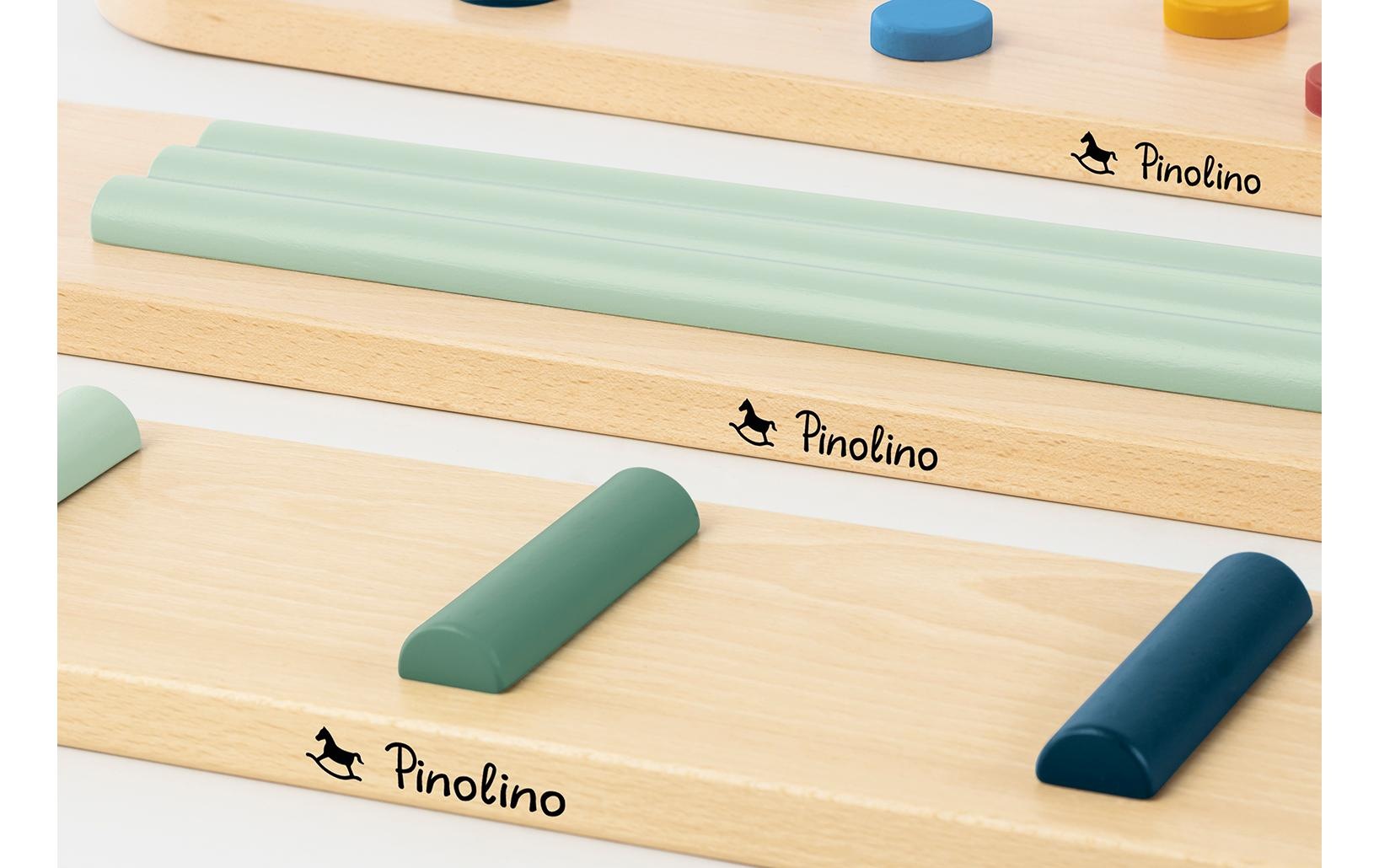 Lernspielzeug »Pinolino Balance Parcours «Kari» 9-teilig«, Holzart: Buche