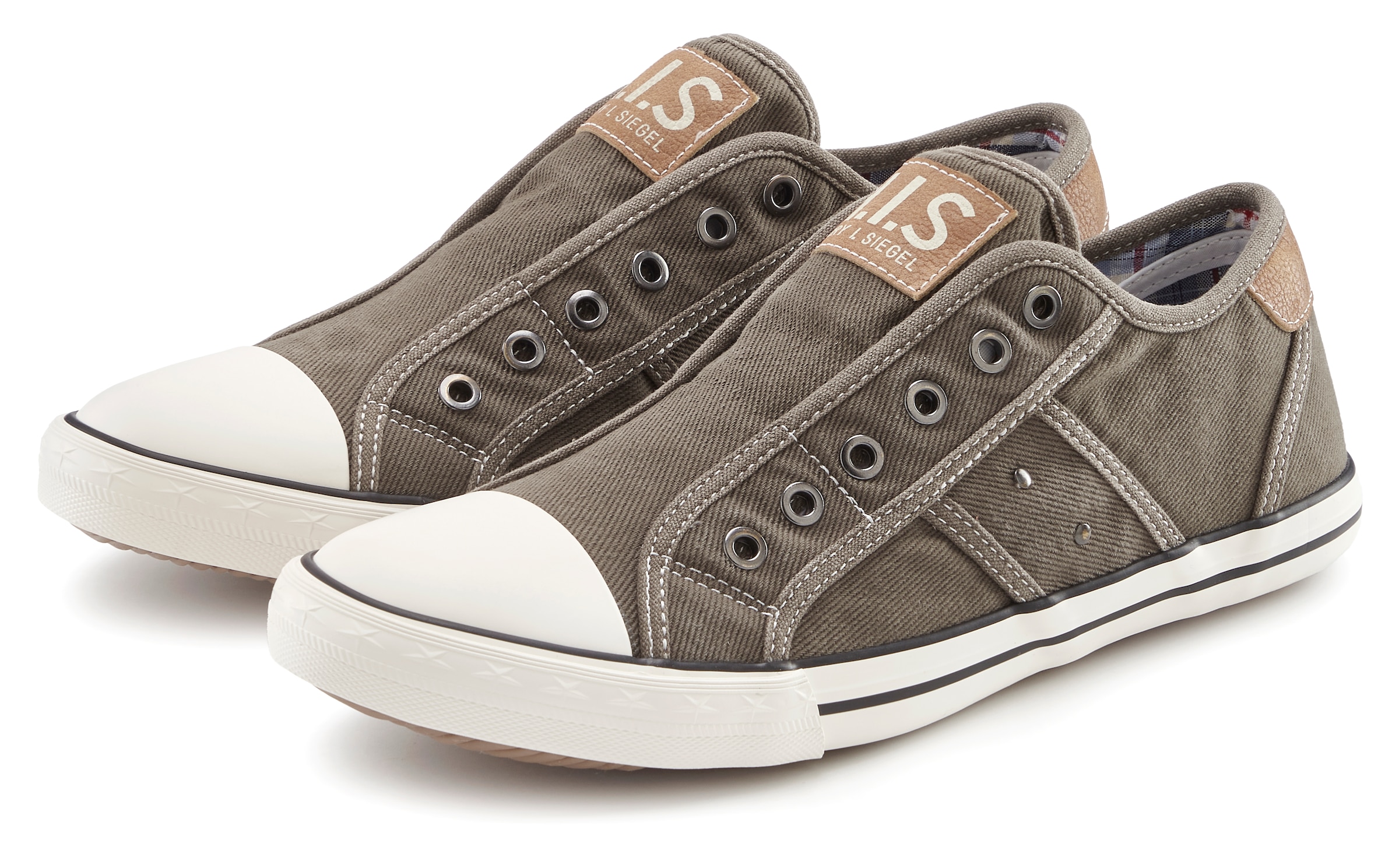 H.I.S Sneakers »Textilschuh, Stoffschuh, Turnschuh, Halbschuh, Freizeitschuh, Slipper«  NEU Slip-On-Sneaker aus weichem Textilmaterial, Unisex