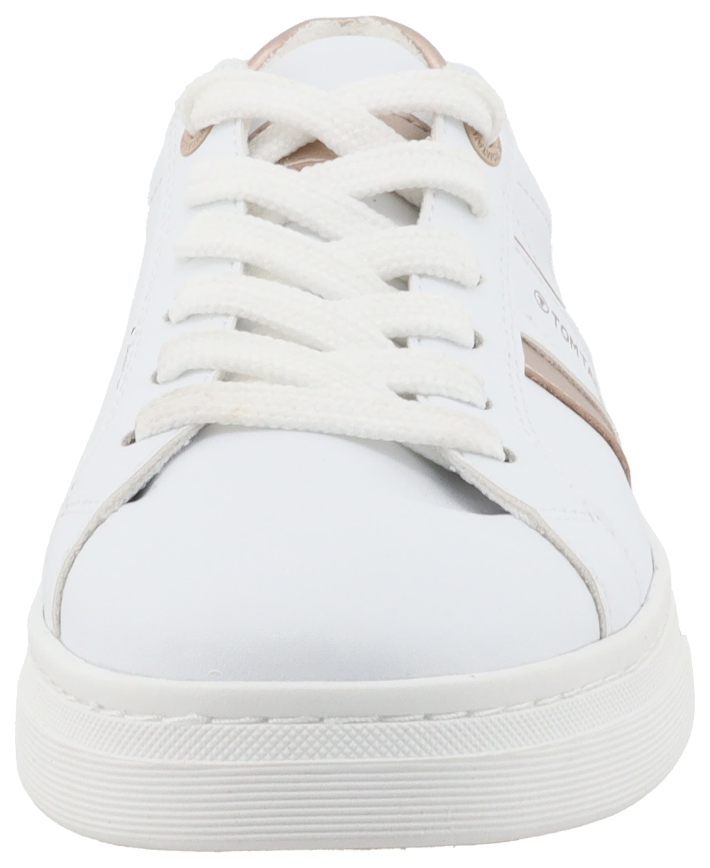 TOM TAILOR Sneakers  , Freizeitschuh, Halbschuh, Schnürschuh, Kontrastbesatz an der Ferse