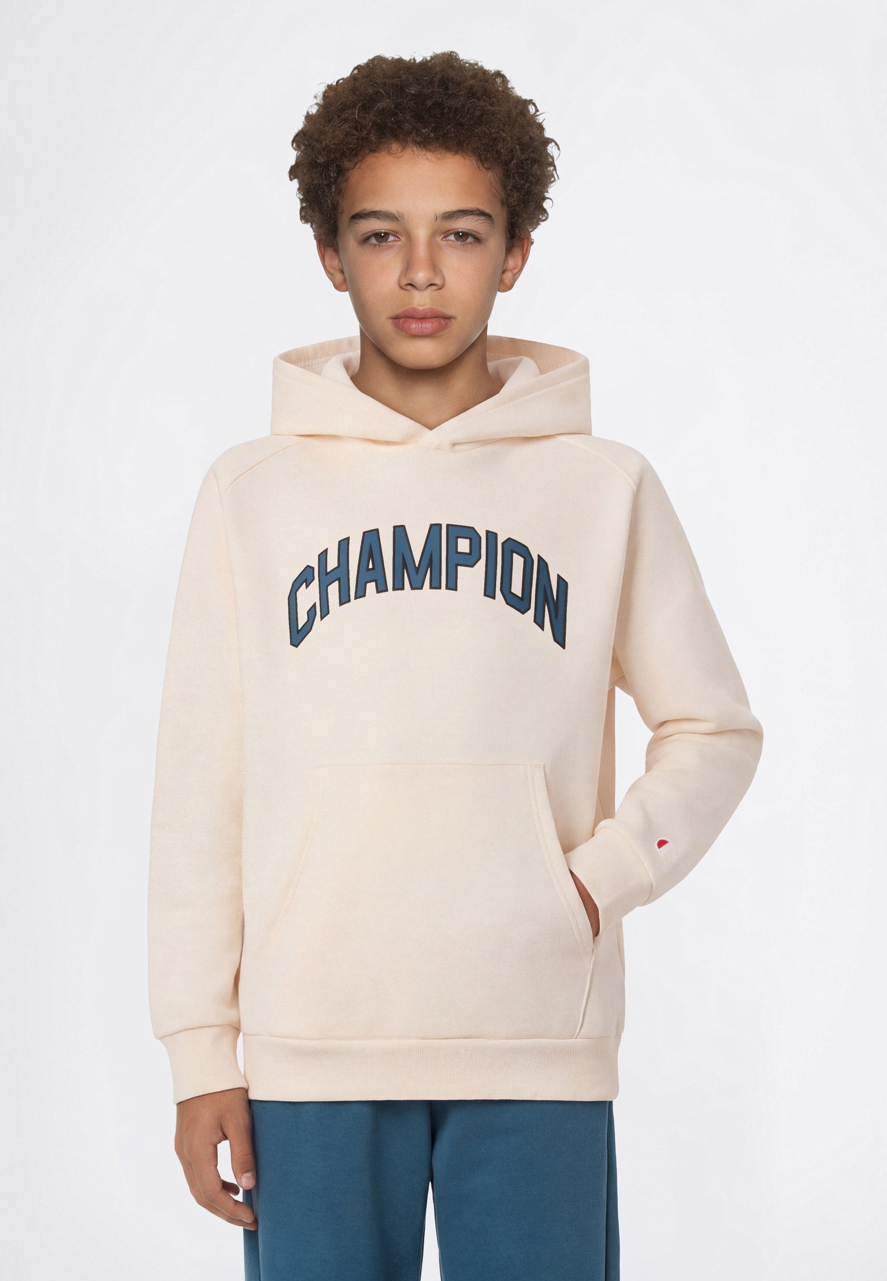 Image of Champion Kapuzensweatshirt "SPORTWEAR HOODIE Loose Fit", Loose-Fit-Passform, lässiger Schnitt, aus Baumwolle und Polyester
