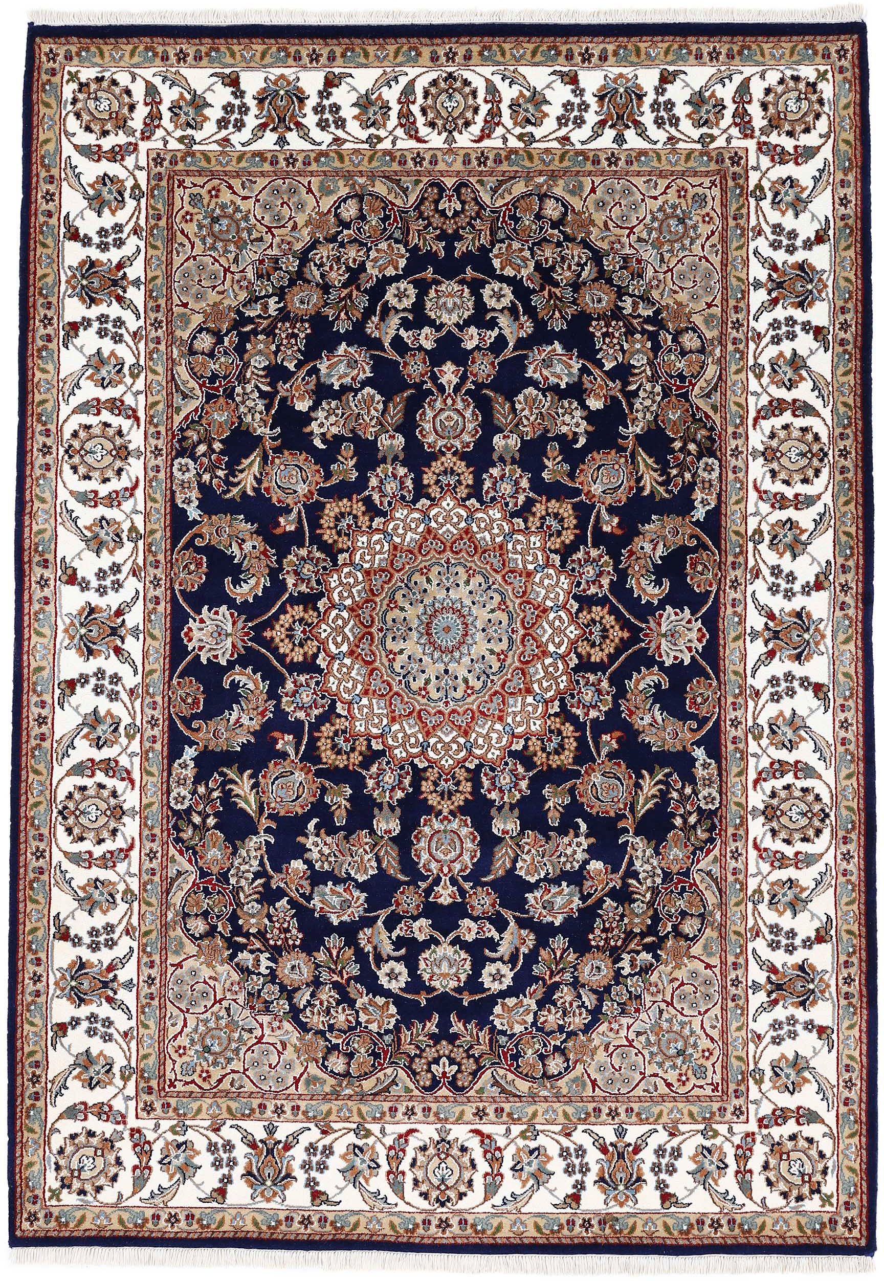 Image of Woven Arts Orientteppich »Orientteppich Nain«, rechteckig, 15 mm Höhe, handgeknüpft, Wohnzimmer, reine Wolle bei Ackermann Versand Schweiz