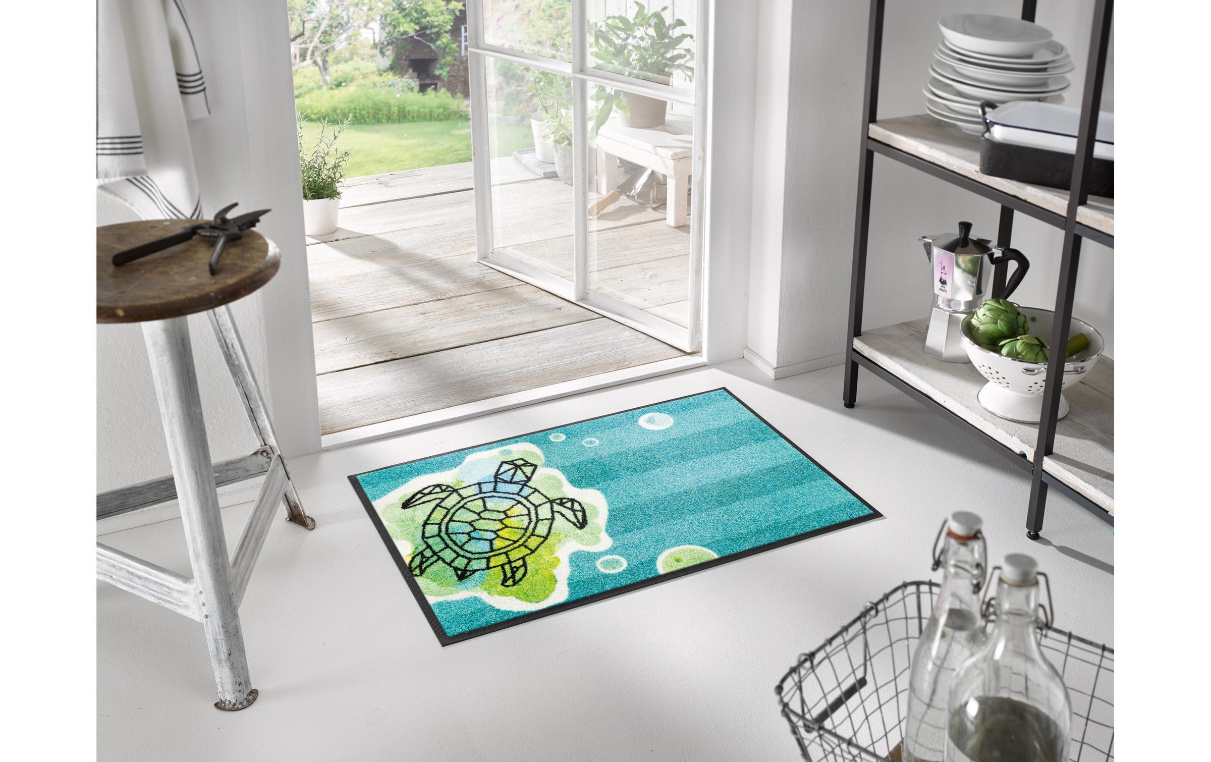wash+dry by Kleen-Tex Fussmatte »Turtle Splash 50 cm x 75 cm«