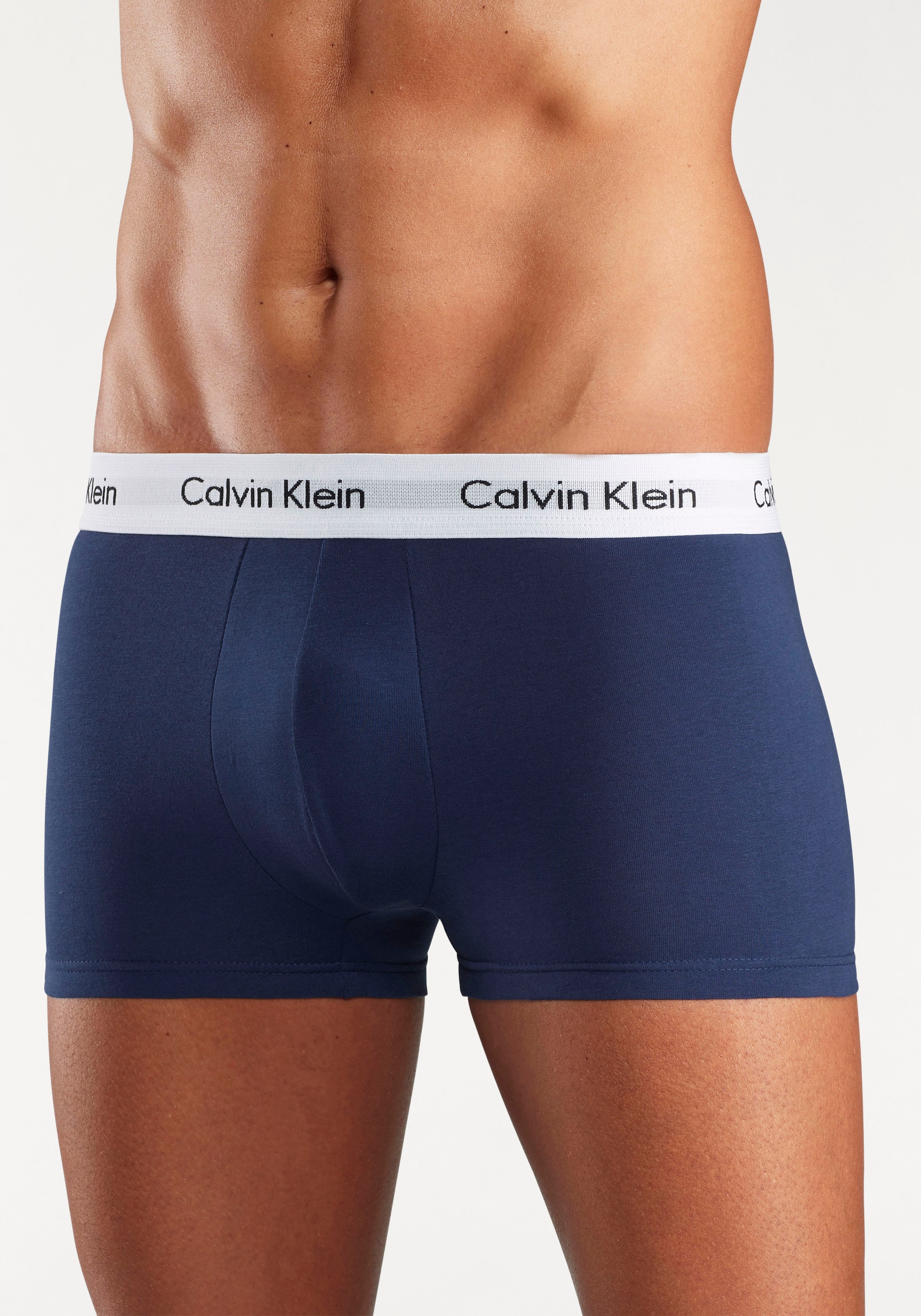Calvin Klein Underwear Tronc »Low Rise Trunk 3 PACK« 3 cuis mit weissem Webbund
