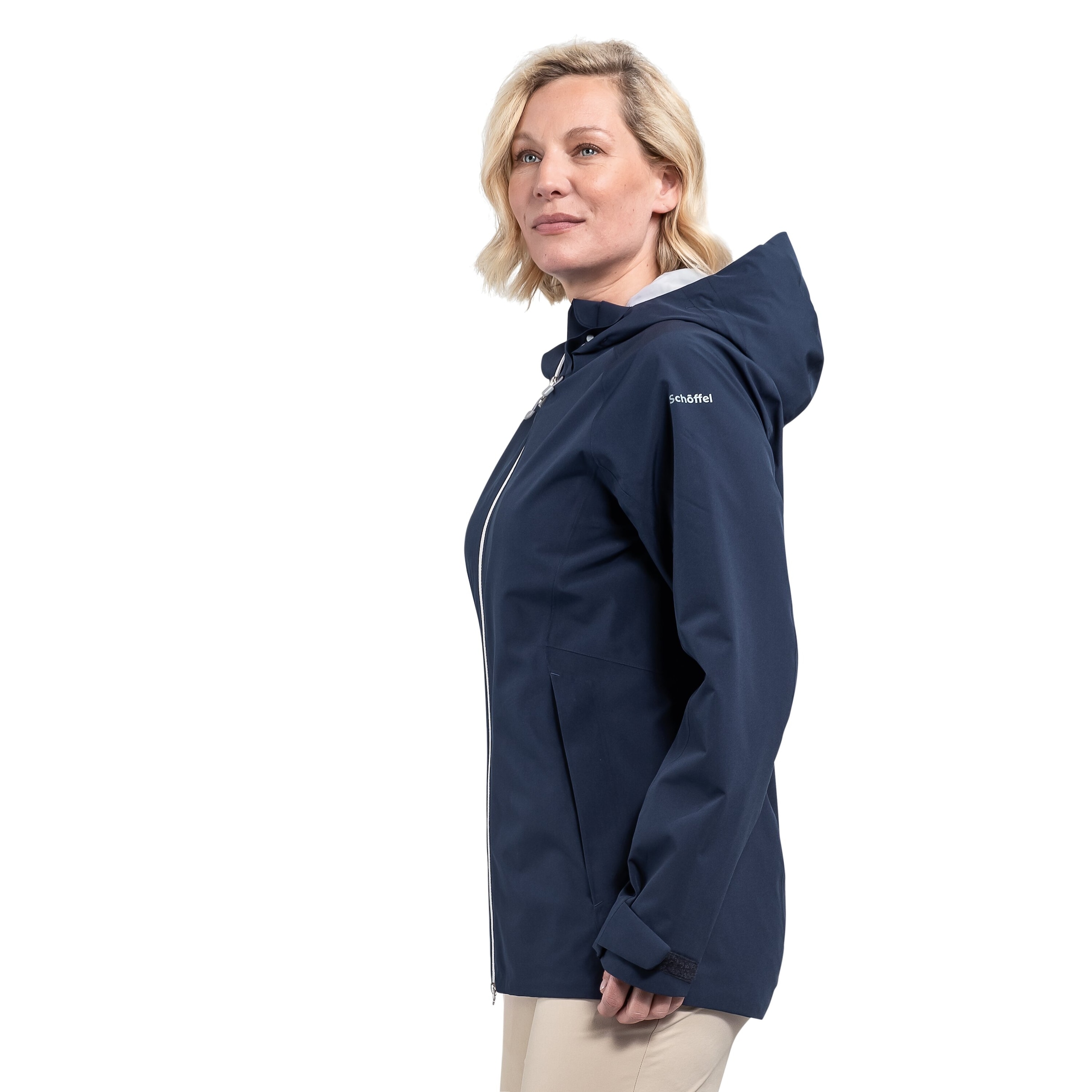 Schöffel Outdoorjacke, mit Kapuze, Wasser- und Windabweisend