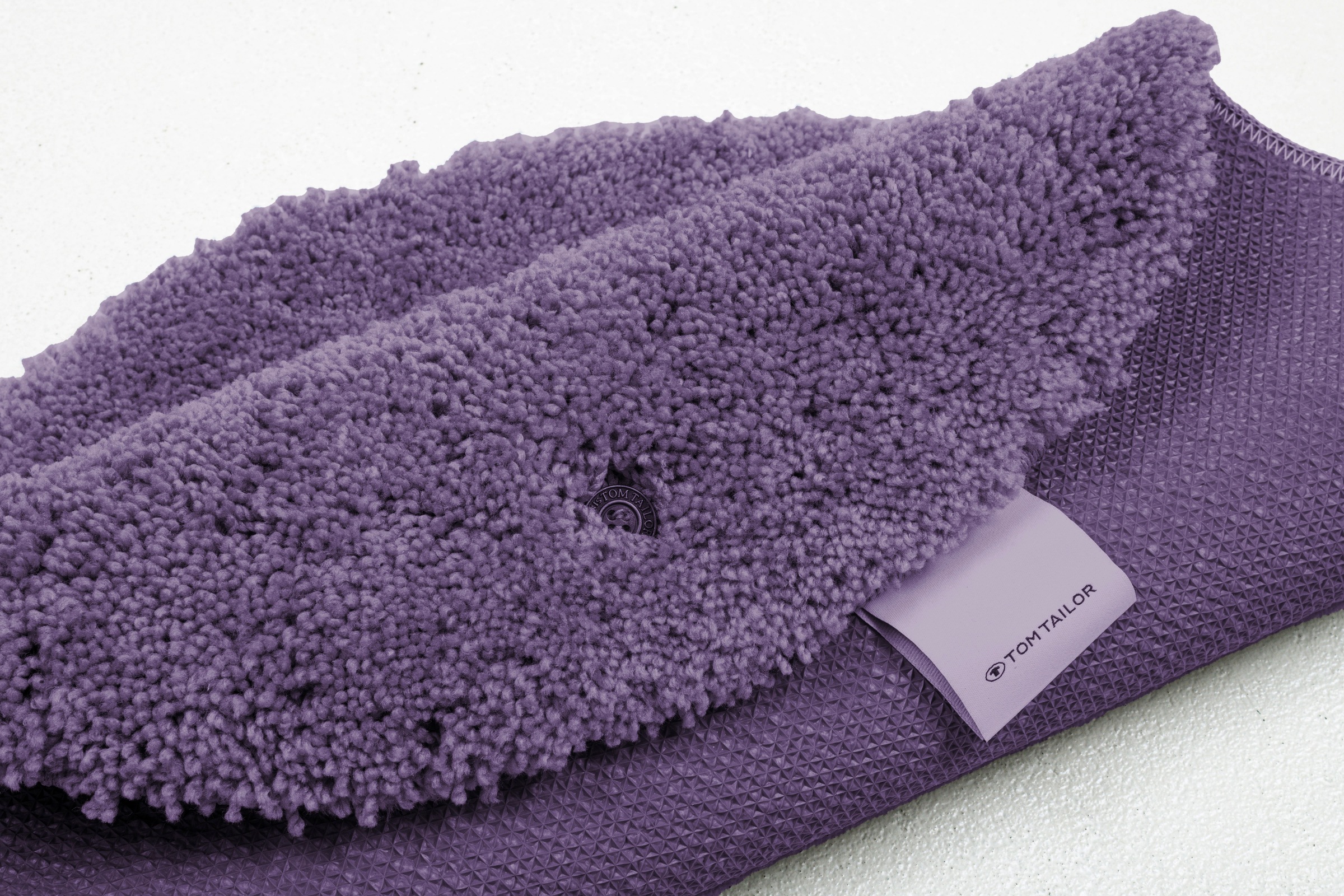 TOM TAILOR HOME Badematte »Cozy Bath UNI«, rutschhemmend beschichtet, fussbodenheizungsgeeignet, Badteppich, Uni Farben, rechteckig, rund und oval erhältlich