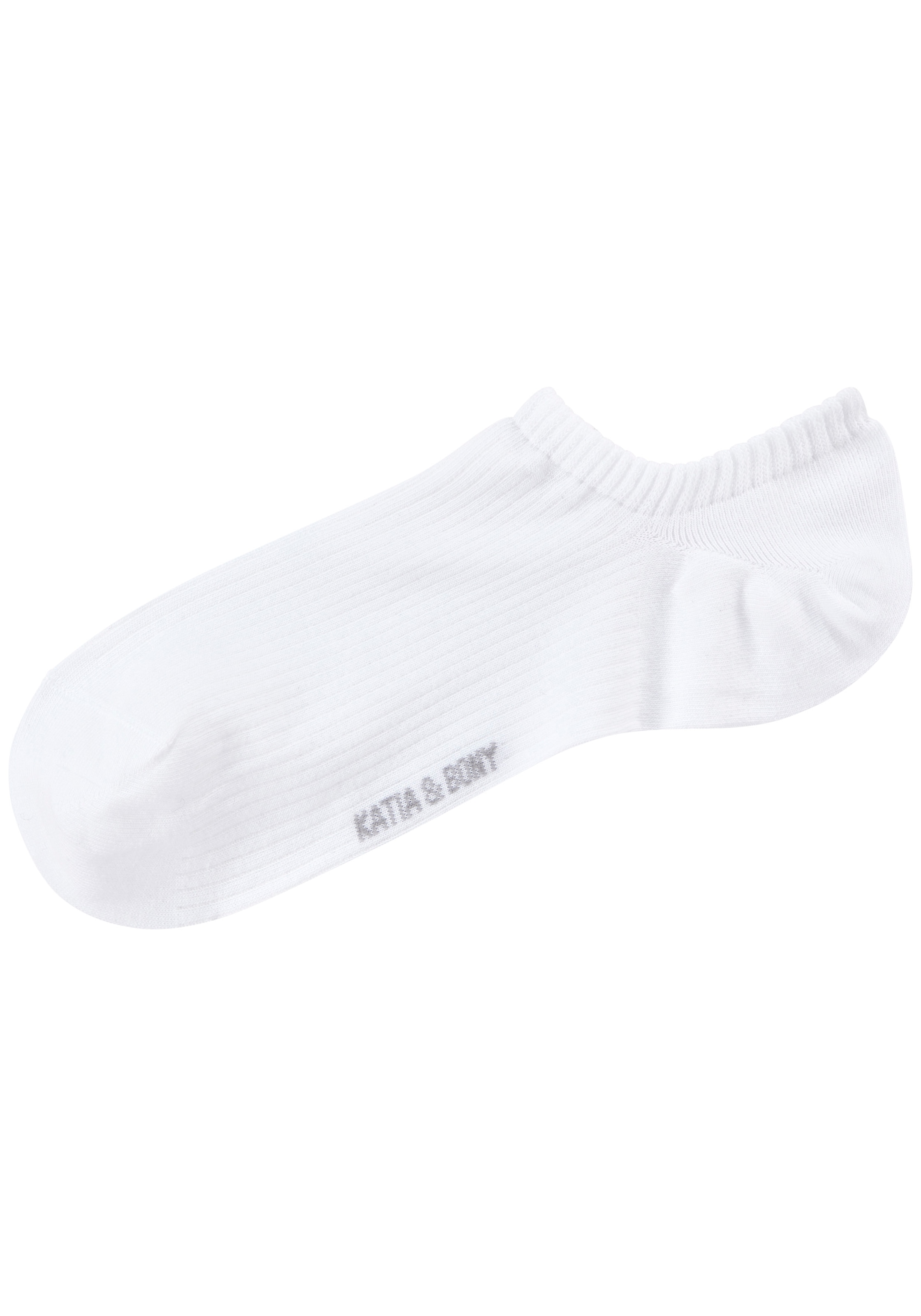 H.I.S Chaussettes de baskets Paquet, 7 Couple tlg. invisible und gerippt
