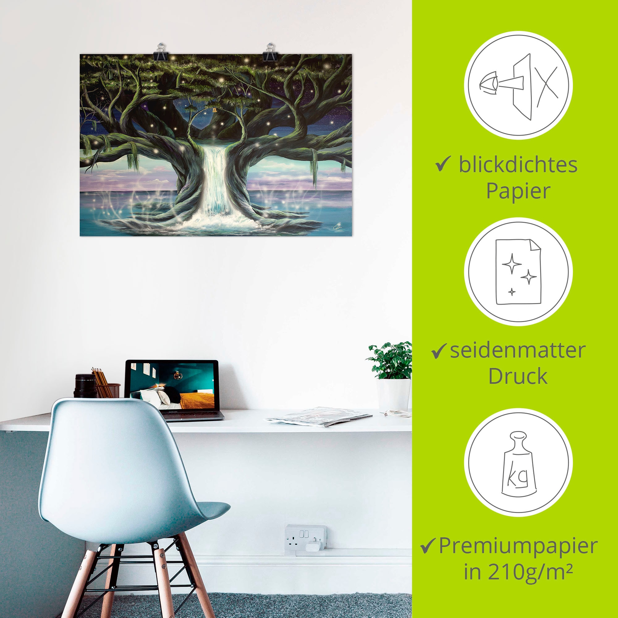 Artland Wandbild »Der Baum der Seelen«, Landschaften, (1 St.), als Leinwandbild, Poster in verschied. Grössen