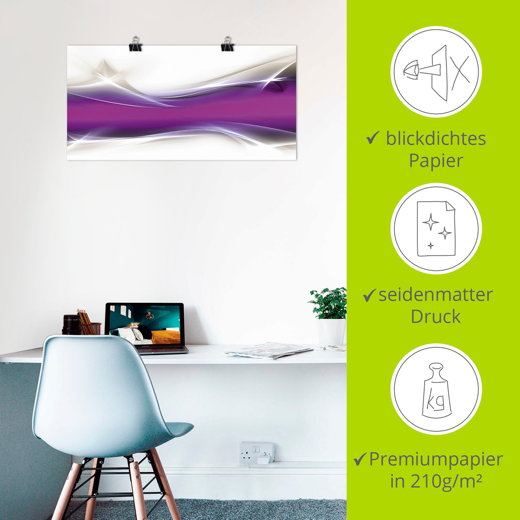 Artland Wandbild »Kreatives Element«, Gegenstandslos, (1 St.), als Alubild, Outdoorbild, Leinwandbild, Poster in verschied. Grössen