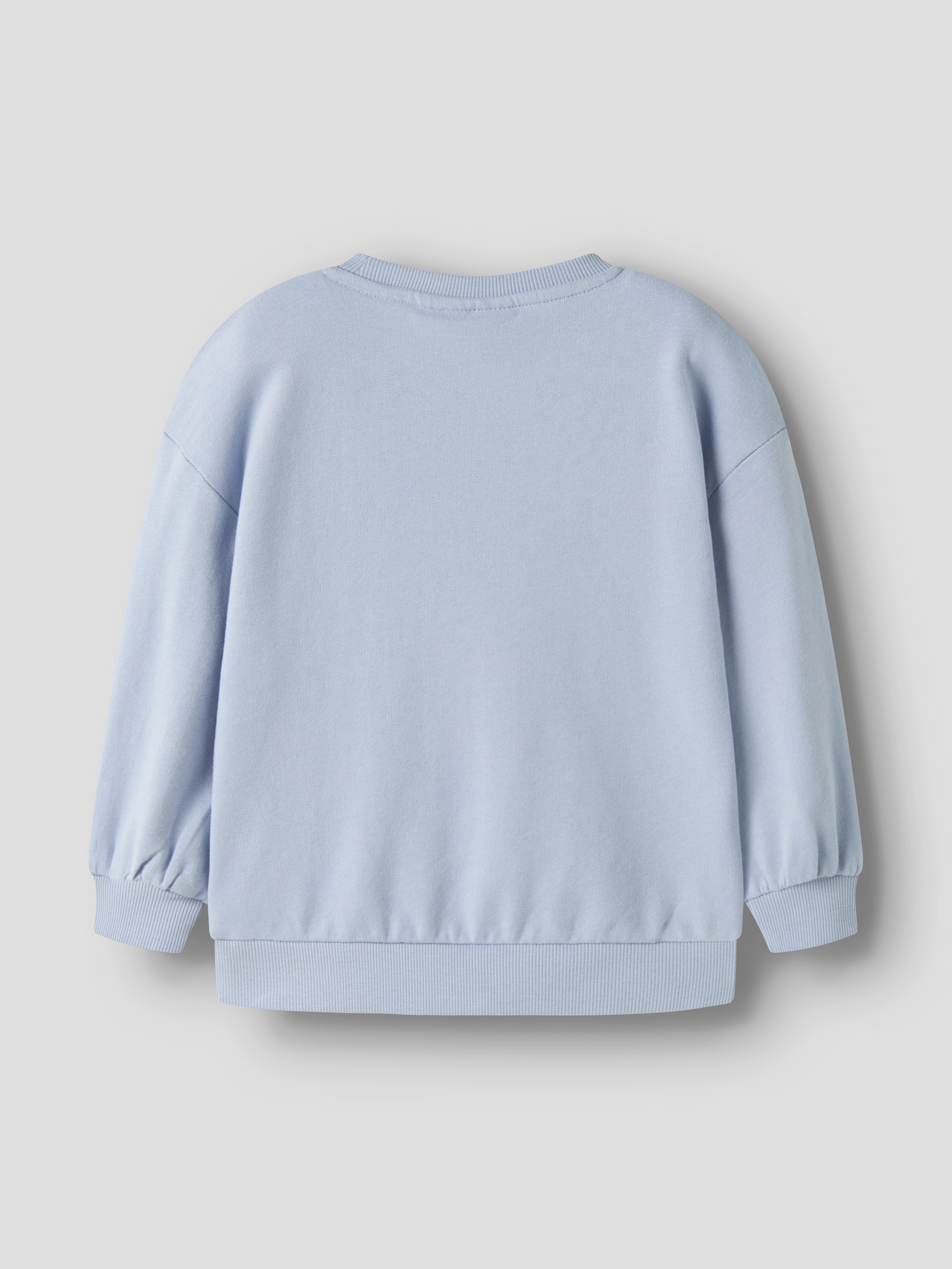 Name It Sweatshirt »NMFVALONA LS LONG RLX SWEAT UNB«, Baumwolle, Druck mit Glitzerdetail
