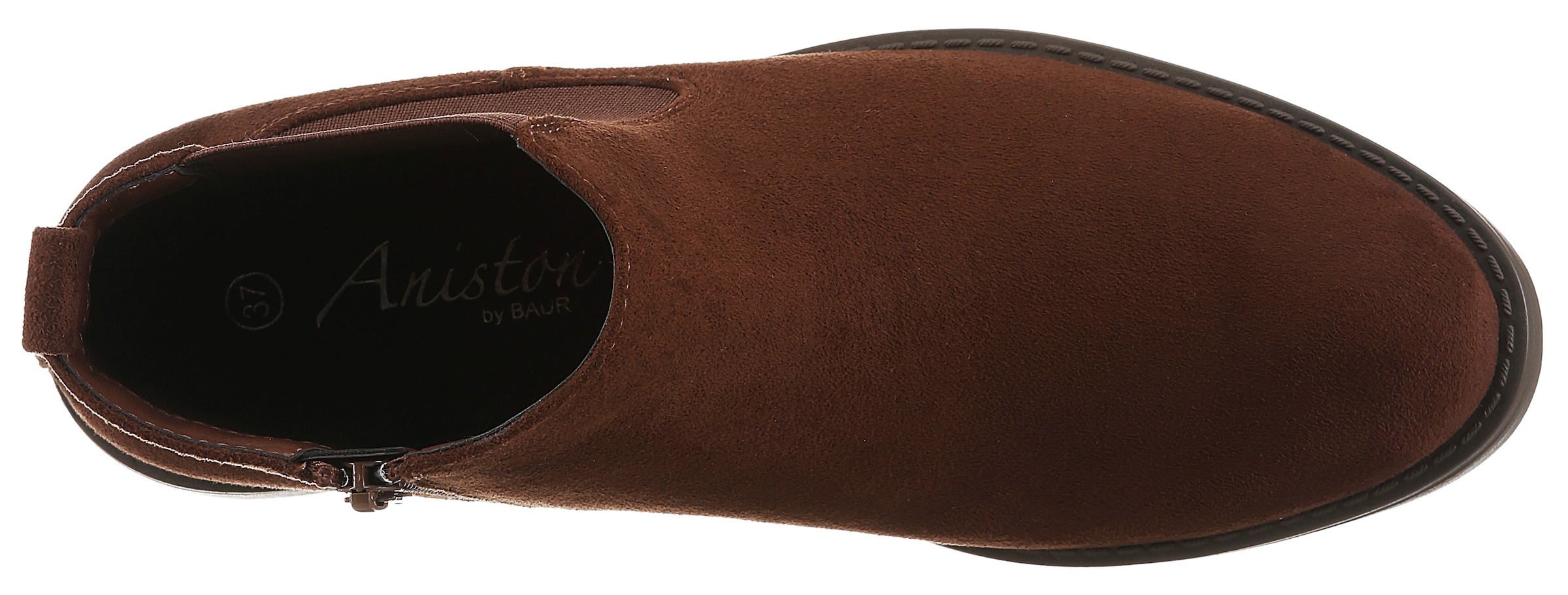 Aniston SHOES Chelseaboots  Stiefelette, Blockabsatz, mit breitem Stretch