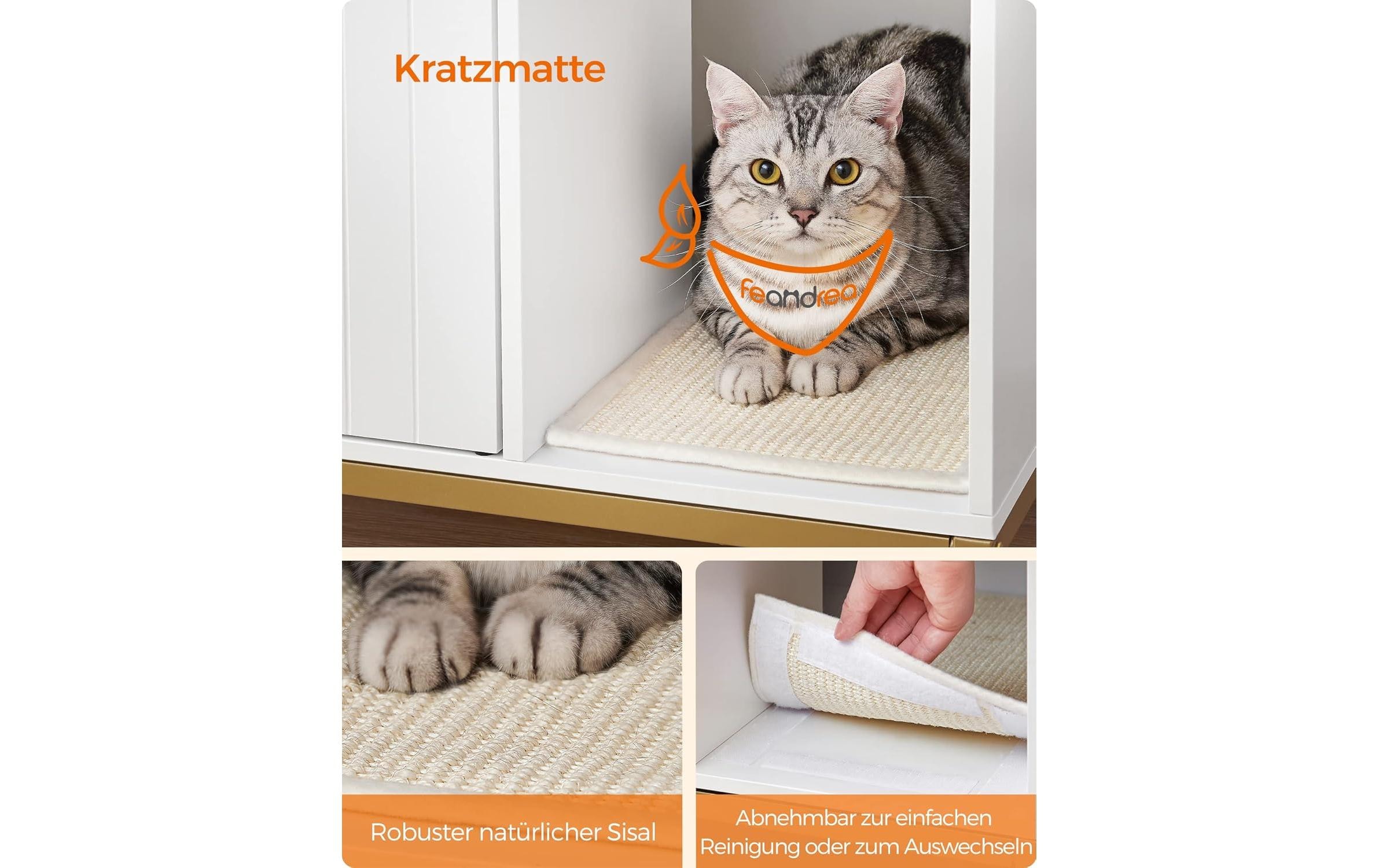 FEANDREA Tierhaus »für Katzentoilette 80 x 50 x 55 cm«