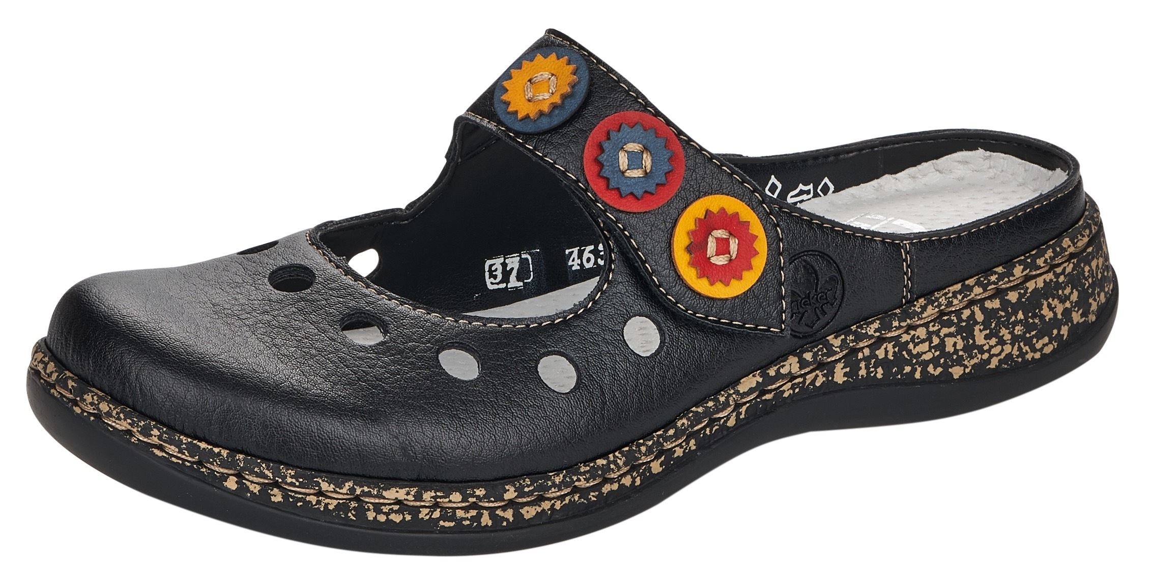 Image of Rieker Clog, mit bunten Details bei Ackermann Versand Schweiz