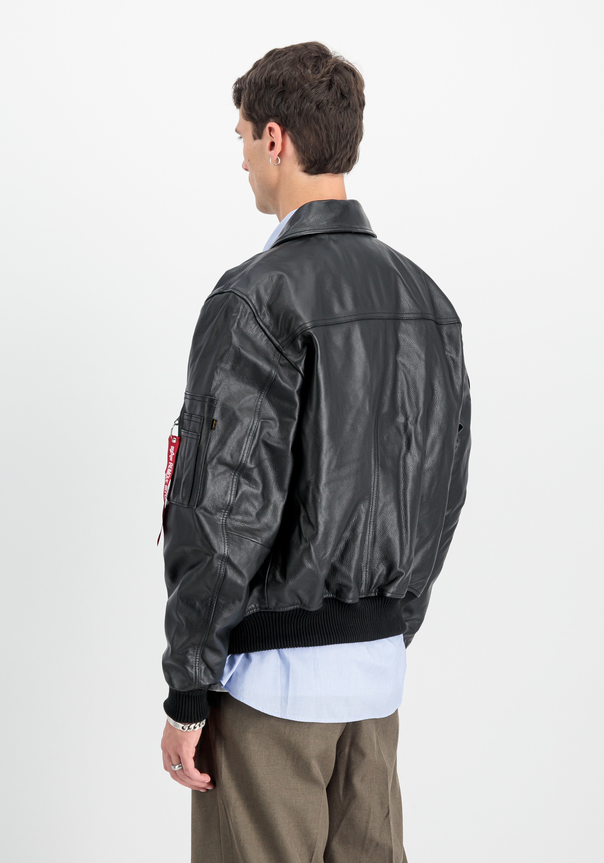 Alpha Industries Veste en cuir »CWU-45/P Leather Heritage«