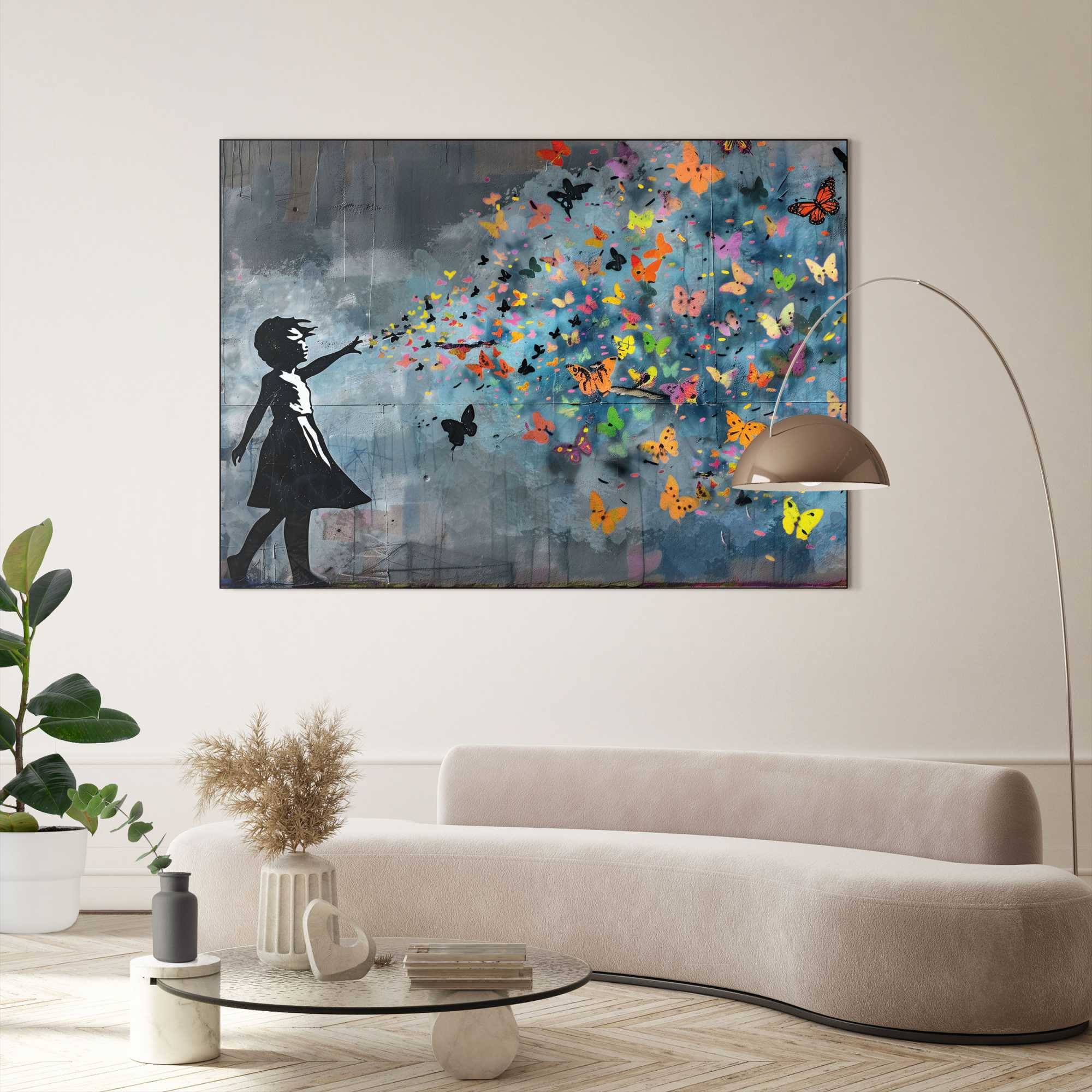 Reinders! Wandbild »Streetart-Schmetterlinge«