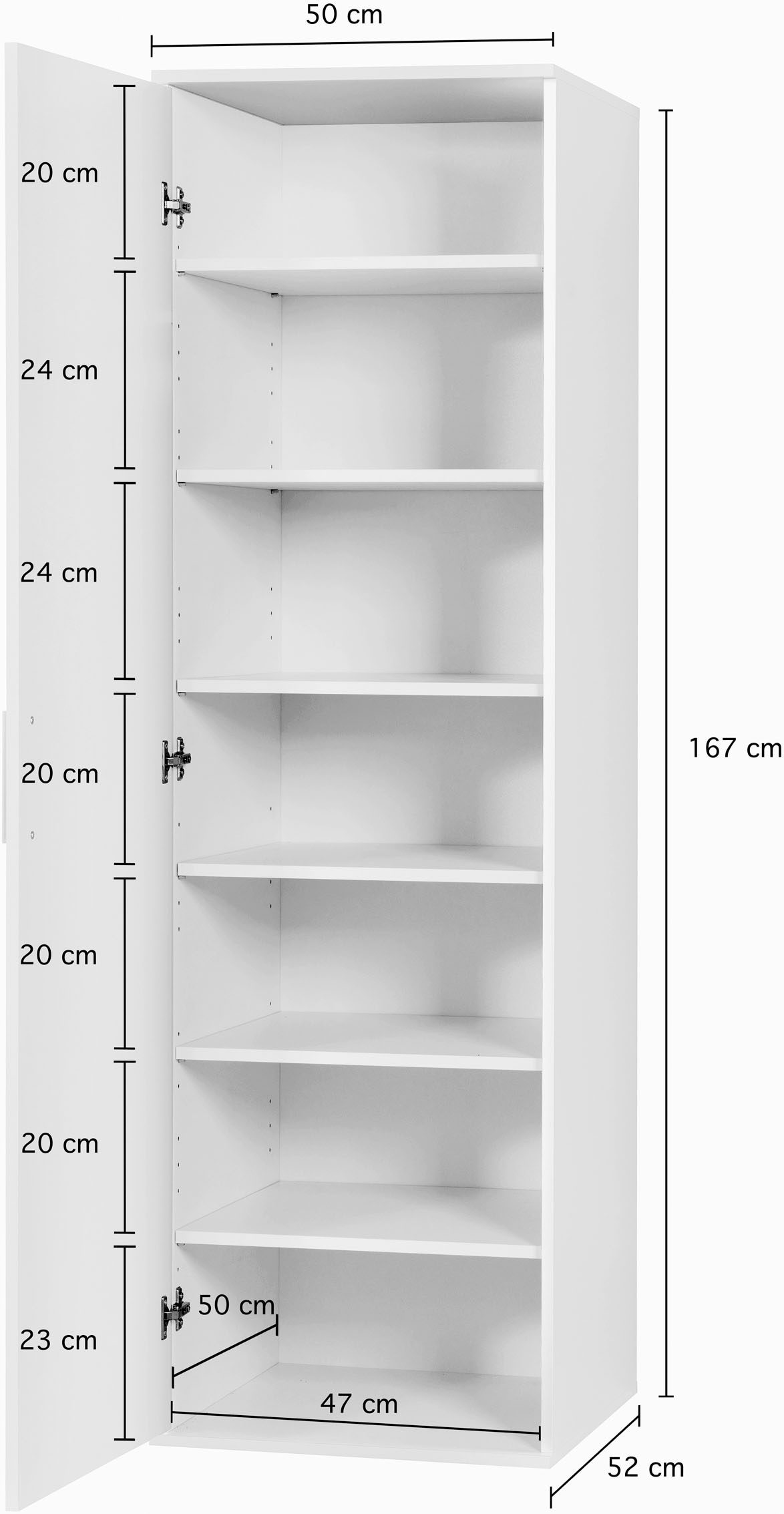 Procontour Armoire multi-usages »Haushaltsschrank Clara«