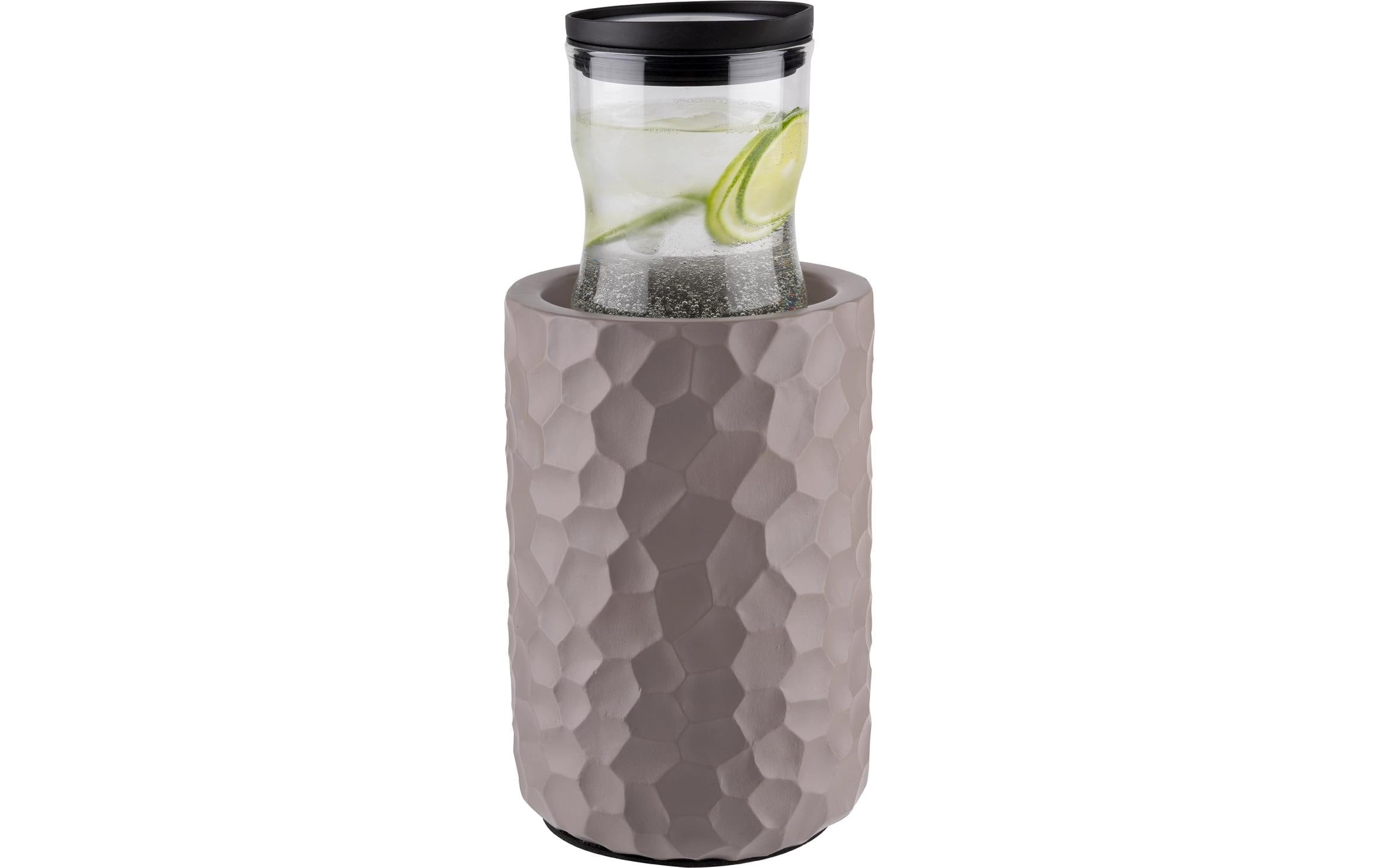 APS Rafraîchisseur de bouteille Outdoor »Element« béton, effet martelé