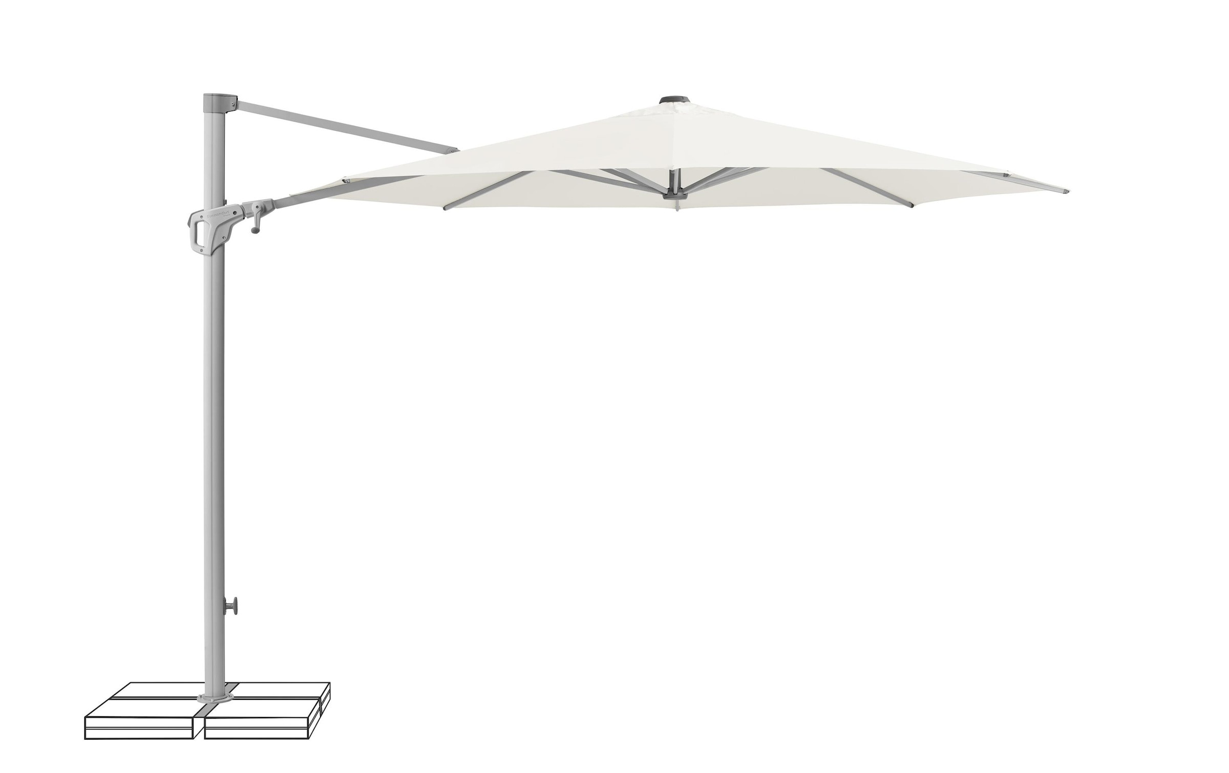   Parasol »Suncomfort by Glatz Familyflex Ø 300 cm« Freiarmschirm