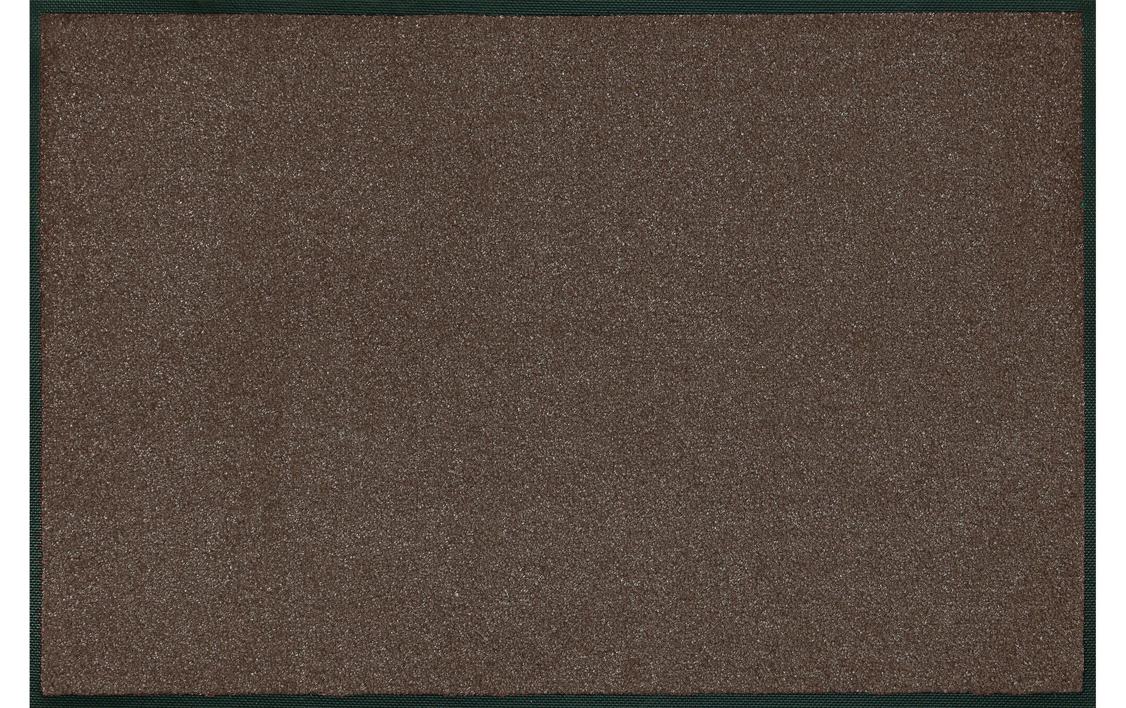 Image of wash+dry by Kleen-Tex Fussmatte "Marronibraun, 60" quadratisch