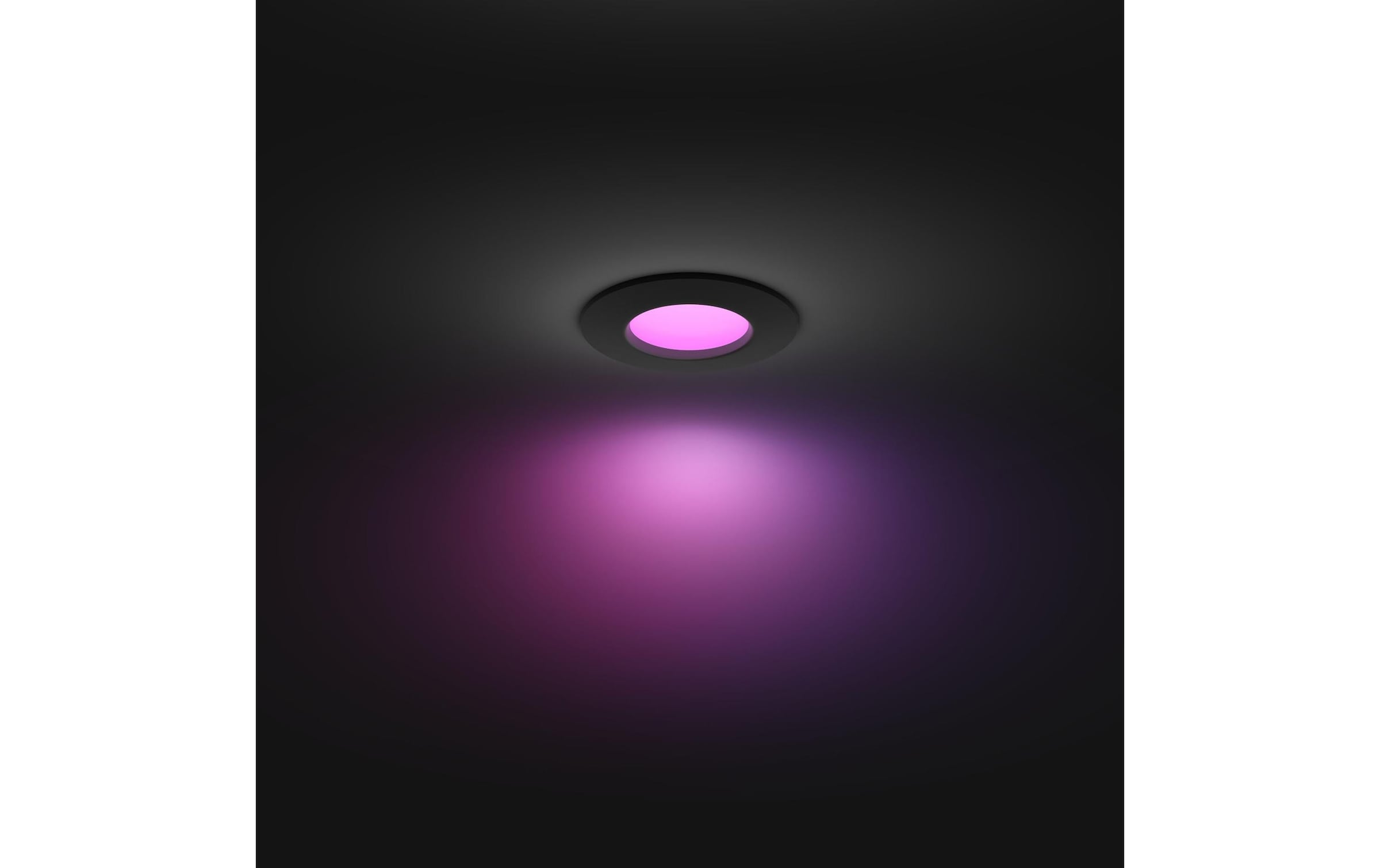 Philips Hue LED Deckenleuchte »White & Color Ambiance Slim Recessed 90 mm schwarz«