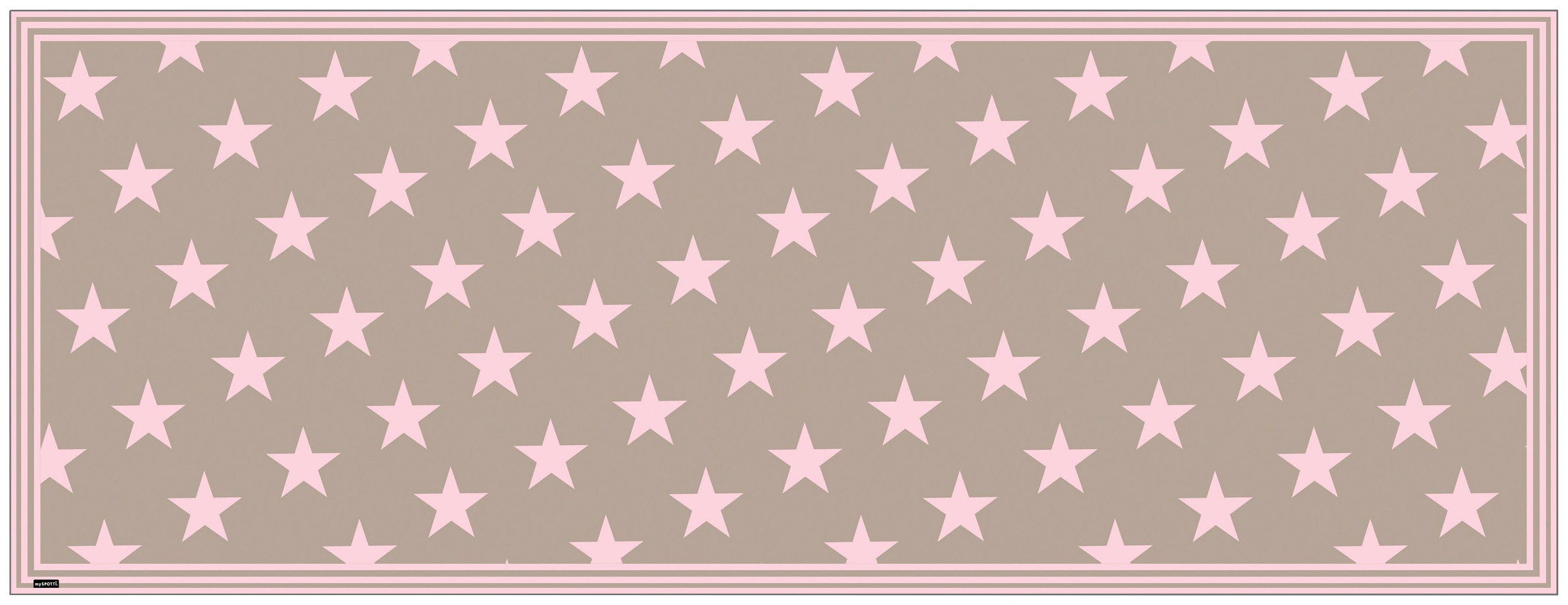 Image of MySpotti Vinylteppich »Buddy Mini Star Rose«, rechteckig, 0,5 mm Höhe, statisch haftend bei Ackermann Versand Schweiz