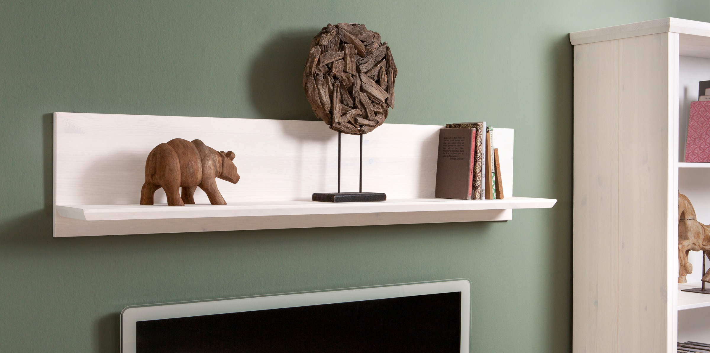 Image of Home affaire Wandregal »Hoyer«, aus Kiefer massiv, Breite 136 cm bei Ackermann Versand Schweiz