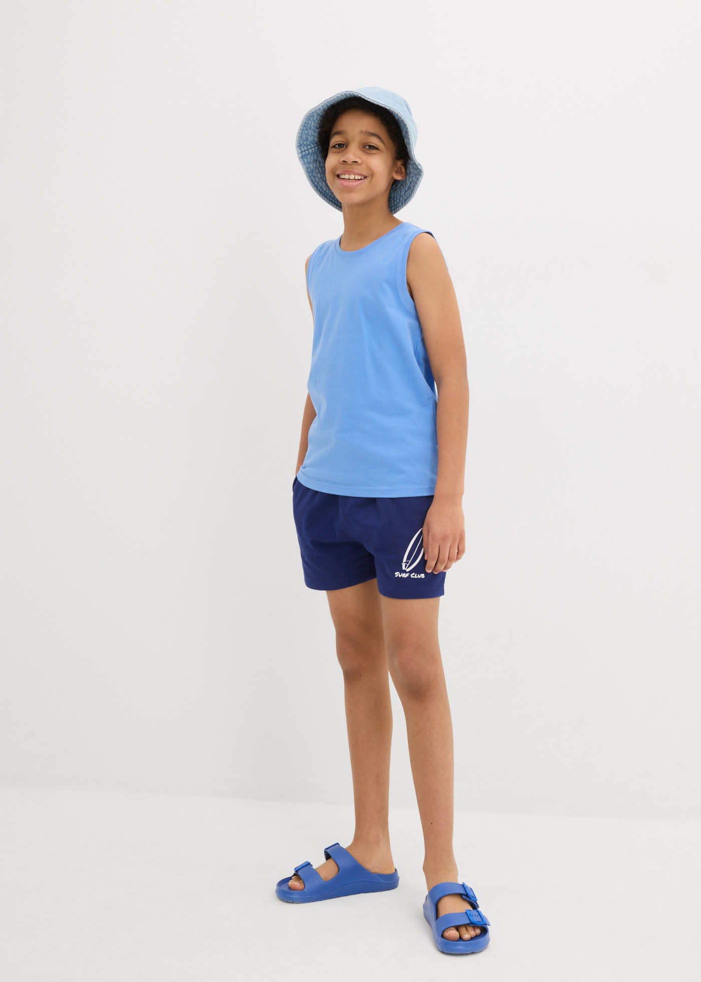 bonprix Débardeur Paquet, lot de 5,  en coton, sans manches, regular fit, lot de 5