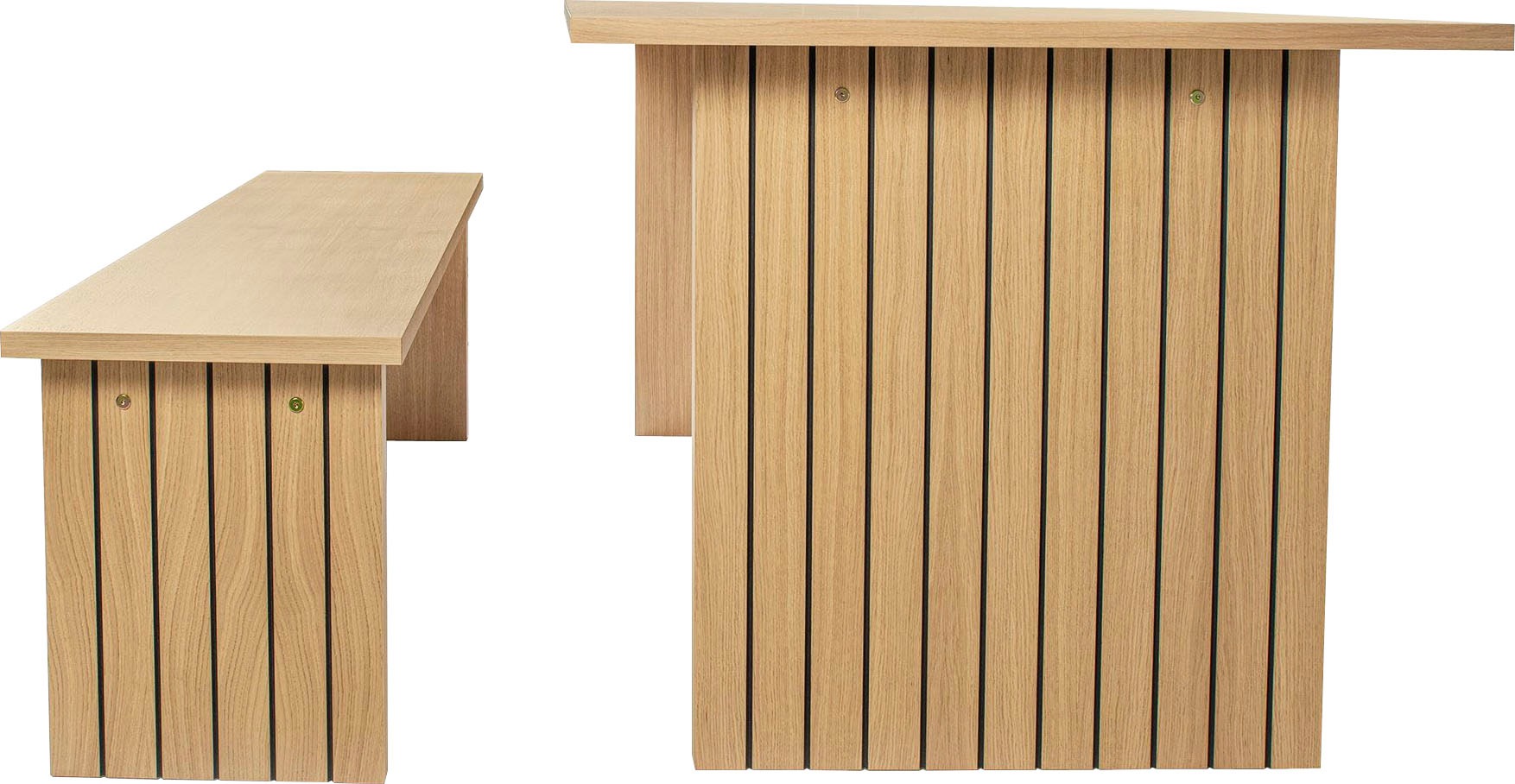 Woodman Esstisch »Stripe« Holzfurnier aus Eiche, FSC®-zertifiziert