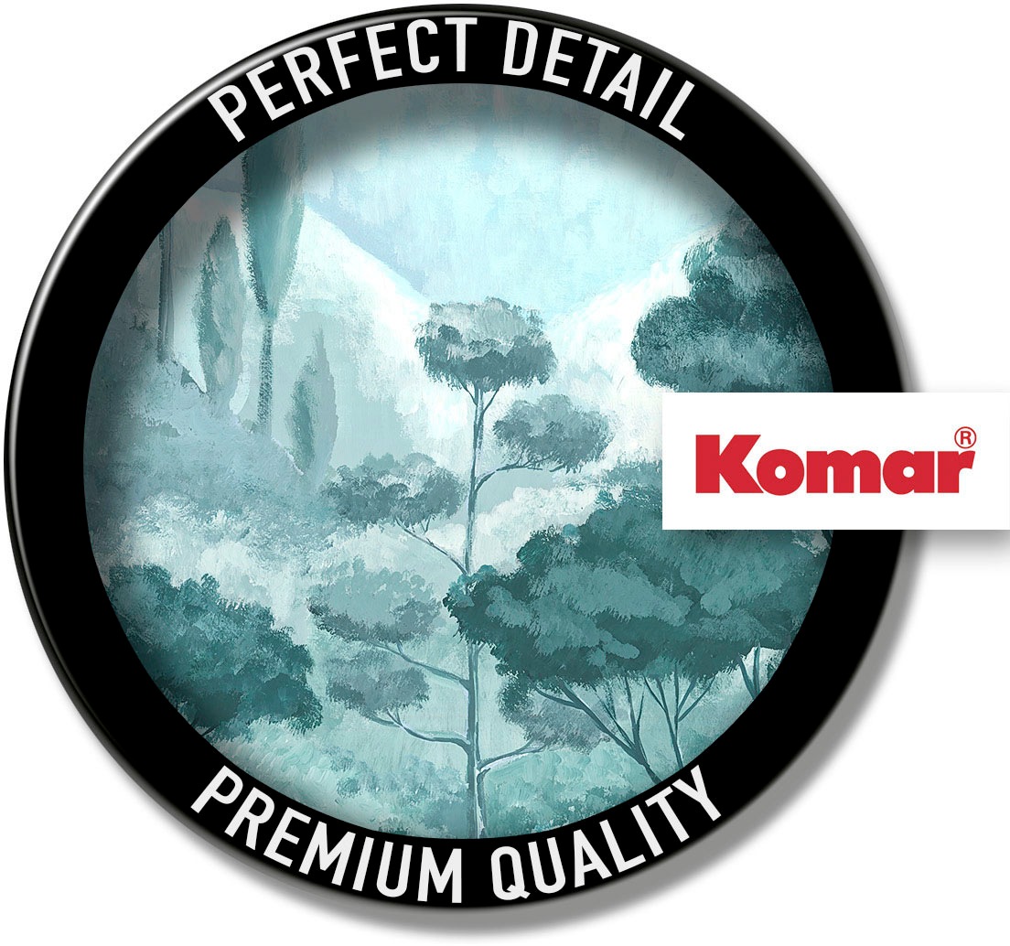 Komar Vliestapete »Digitaldruck Vlies - Soothing Scenery - Grösse 400 x 250 cm«, bedruckt, Wohnzimmer, Schlafzimmer