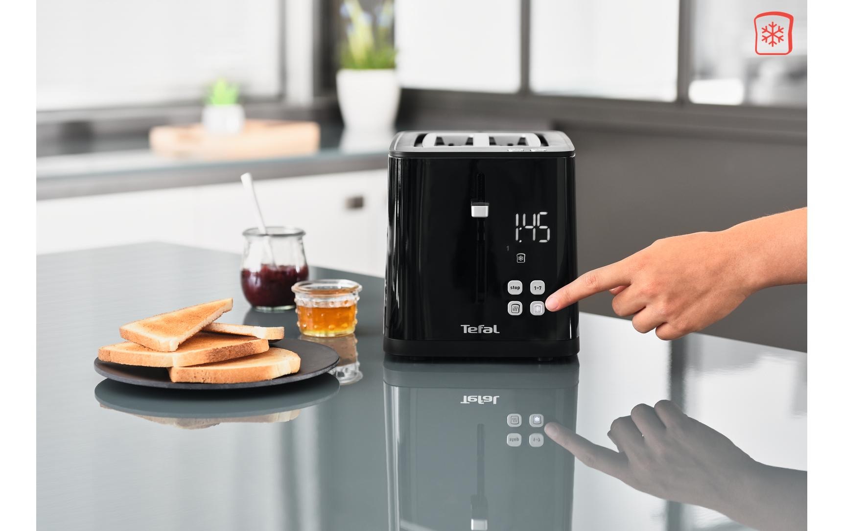 Tefal Toaster »Smart'n Light Schwarz«, für 2 Scheiben, 850 W