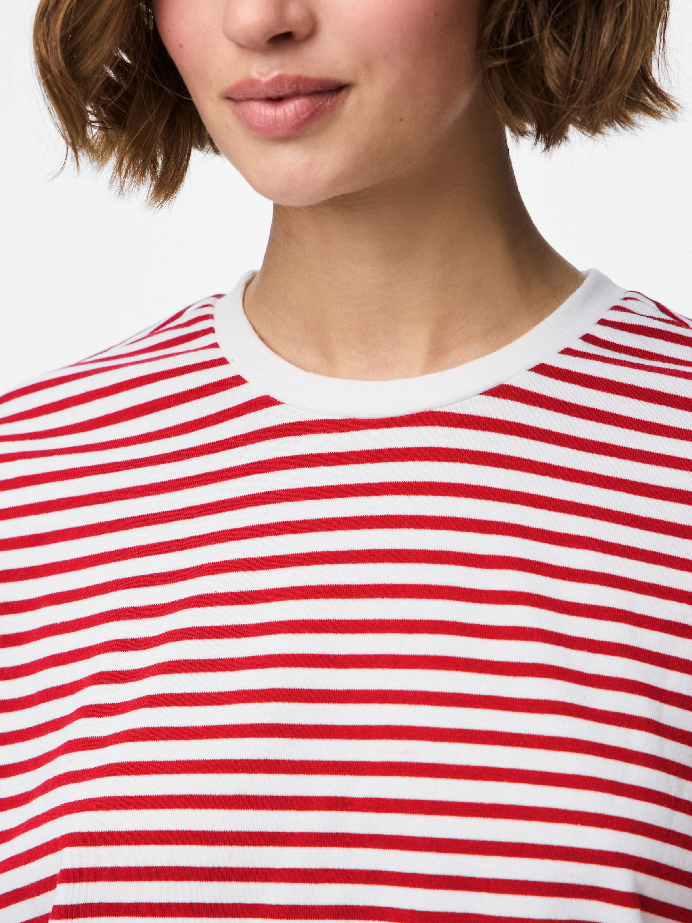 pieces T-shirt à manches longues »PCSADIE LS TOP JRS NOOS« mélange de coton, oversize