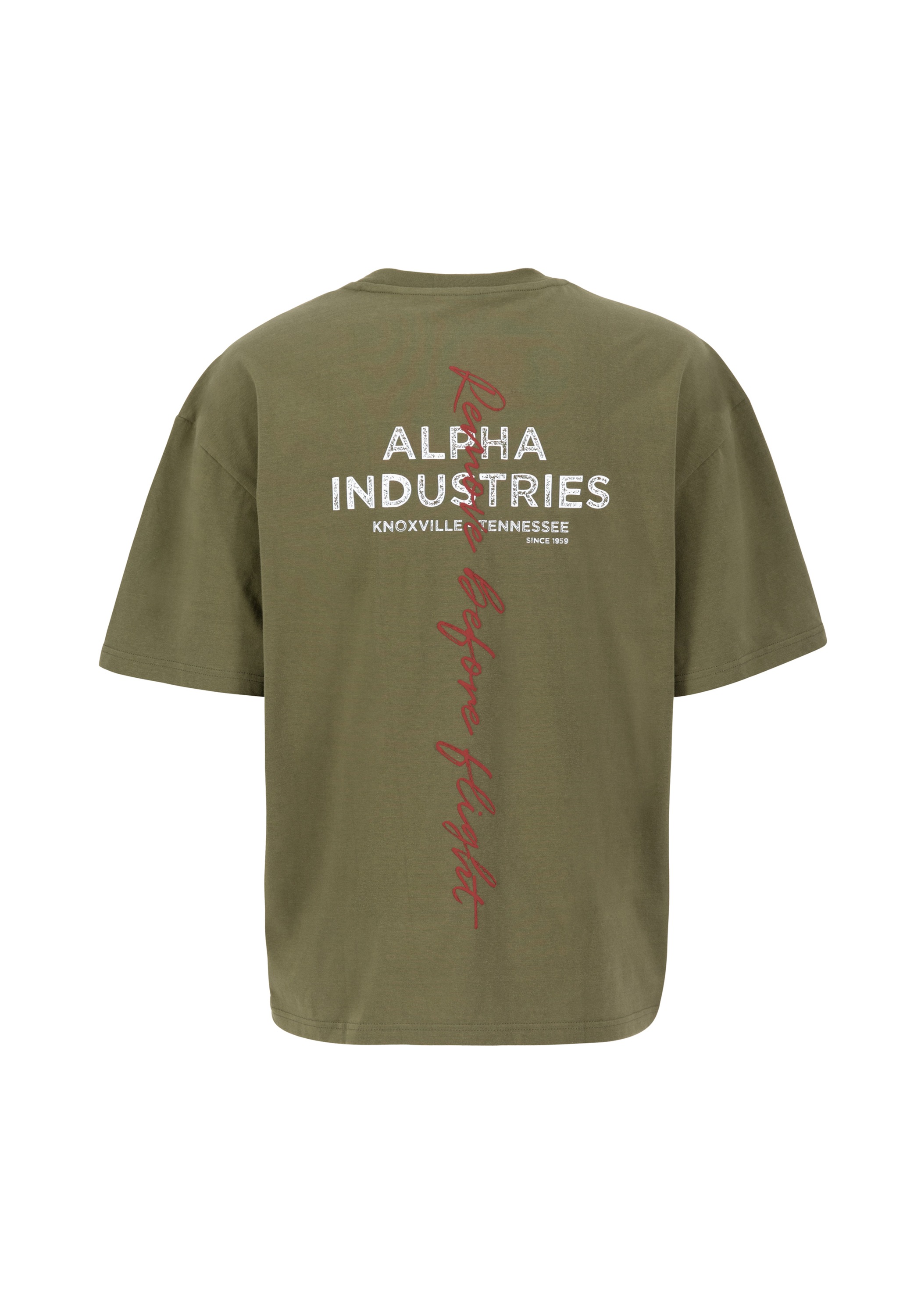 Alpha Industries T-Shirt »Alpha Industries Men - T-Shirts Signature Back Print T«